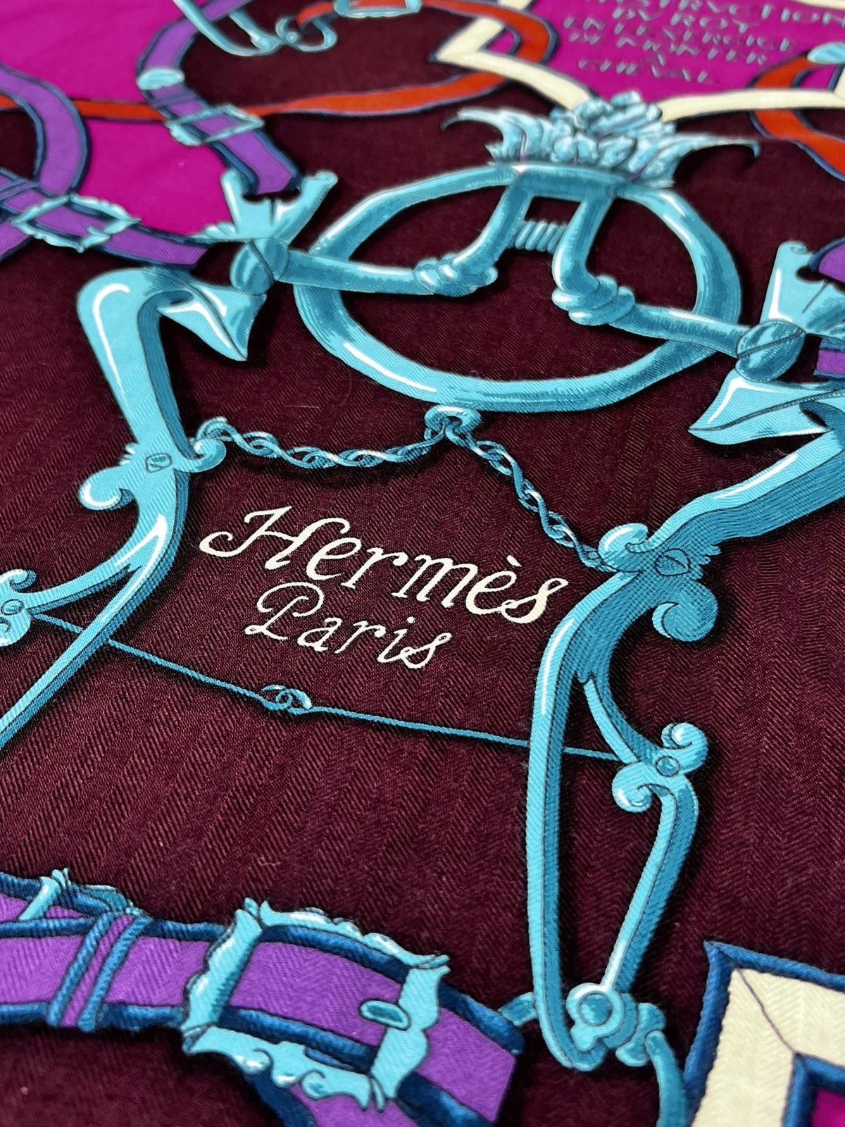 Hermes Hermes Paris L’Instruction Du Roy Cashmere Silk 140x140 cms Size ONE SIZE - 8 Thumbnail