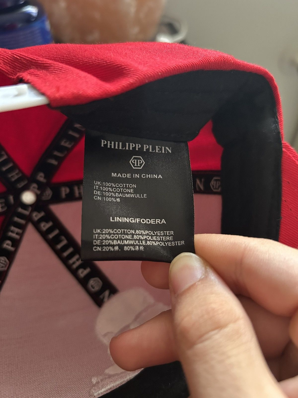 Philipp Plein Philip Plein Red Skull Hat Size ONE SIZE - 9 Thumbnail