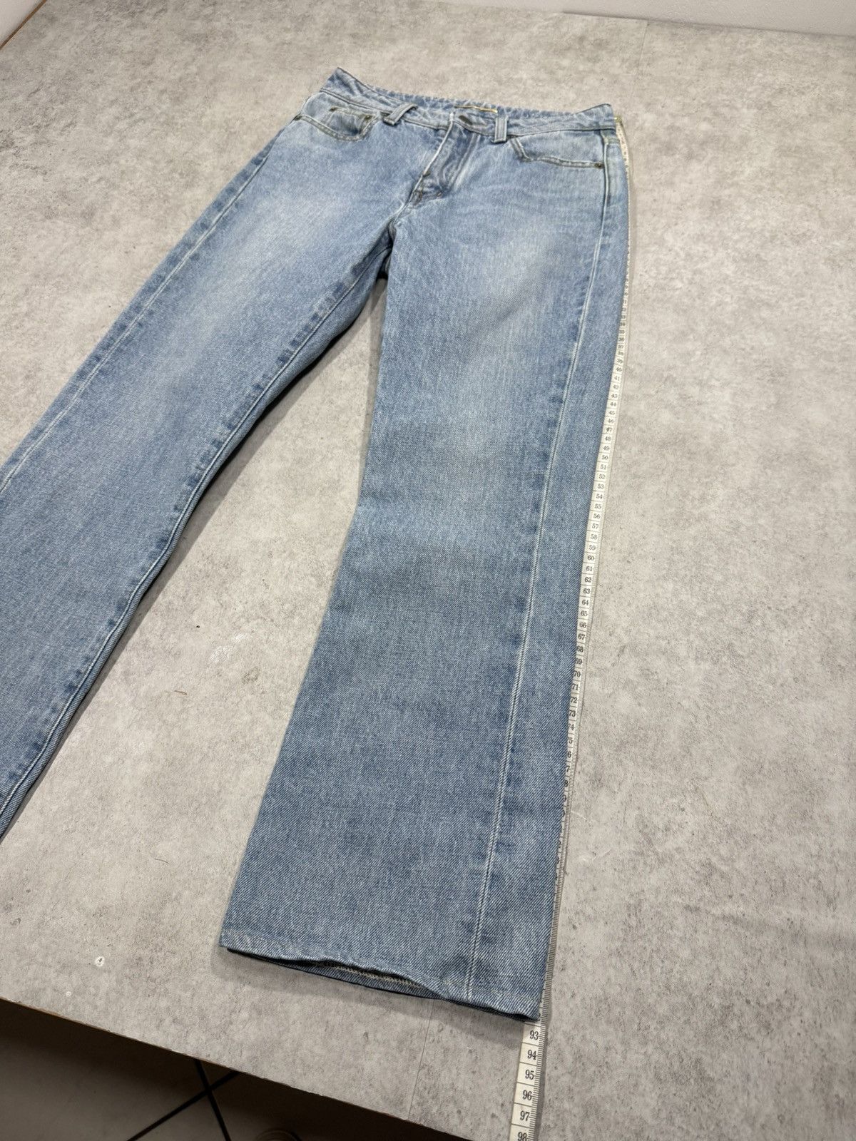 Saint Laurent Paris Saint Laurent Paris flared jeans washed blue 34 / XS Size 25" / US 0 / IT 36 - 11 Thumbnail