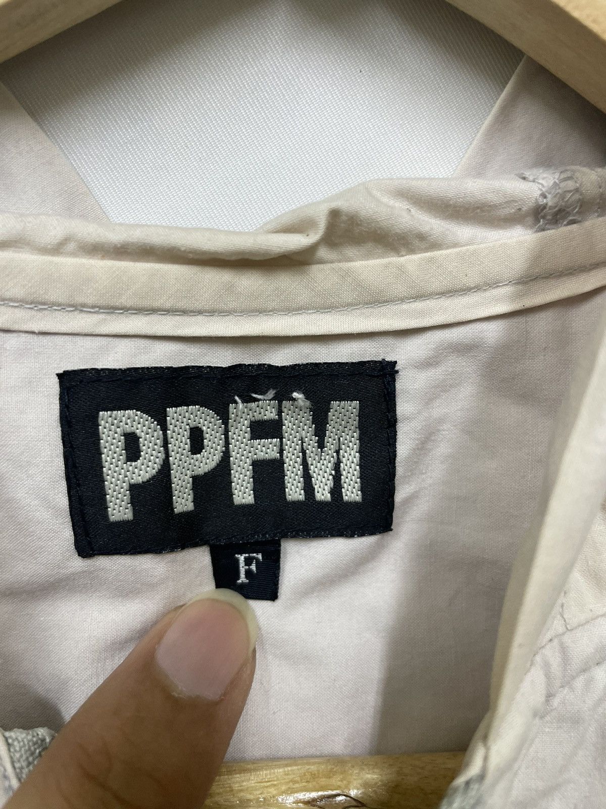 Japanese Brand × PPFM Vintage PPFM hoodie shirt Size US L / EU 52-54 / 3 - 6 Thumbnail