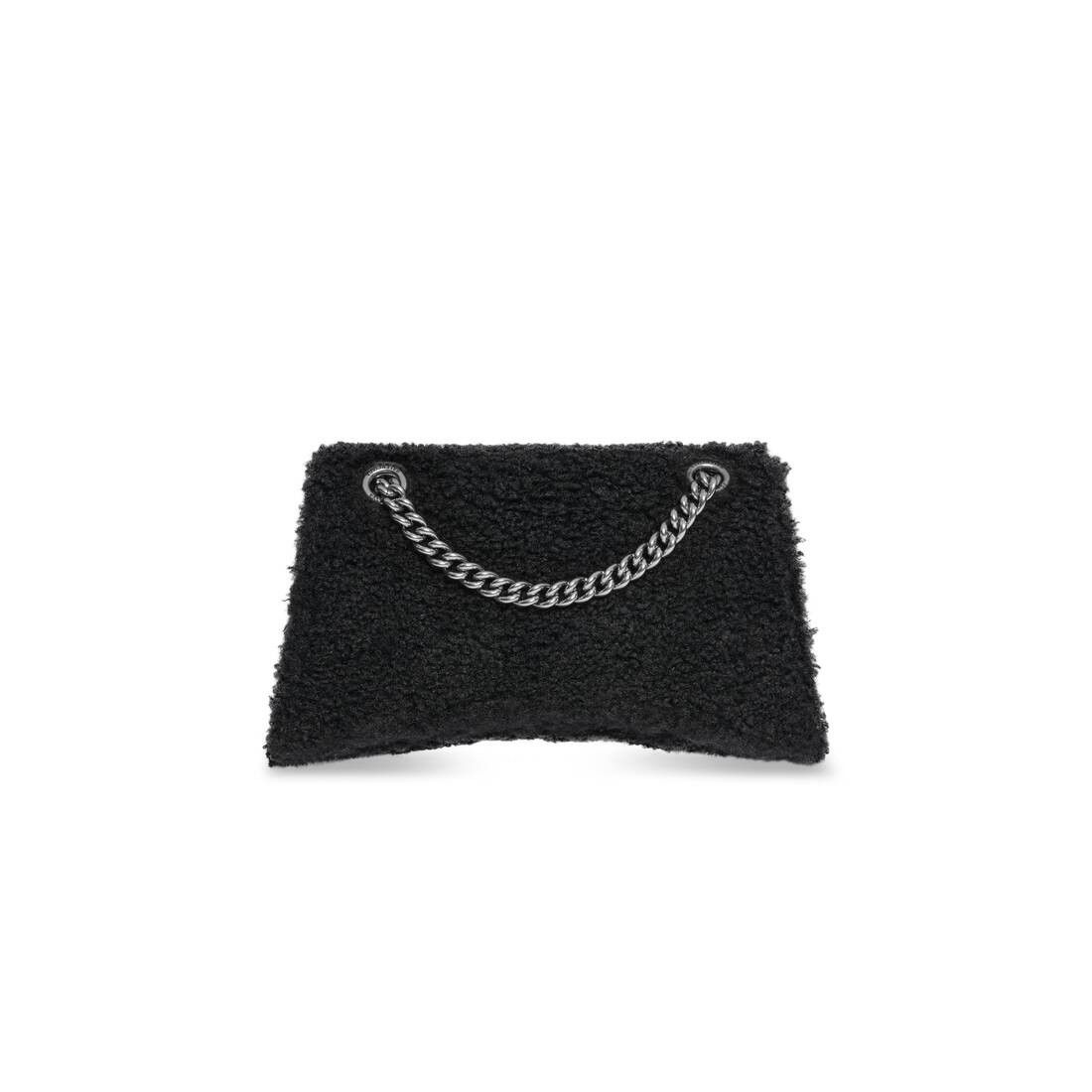 Balenciaga oc11z0825 Size: OS / Crush Small Chain Bag Shearling Bag Size ONE SIZE - 4 Thumbnail