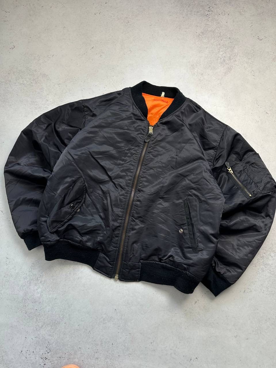 Japanese Brand Vintage MA-1 Flyers Oversized Bomber Jacket Y2K XL Size US XL / EU 56 / 4 - 2 Thumbnail