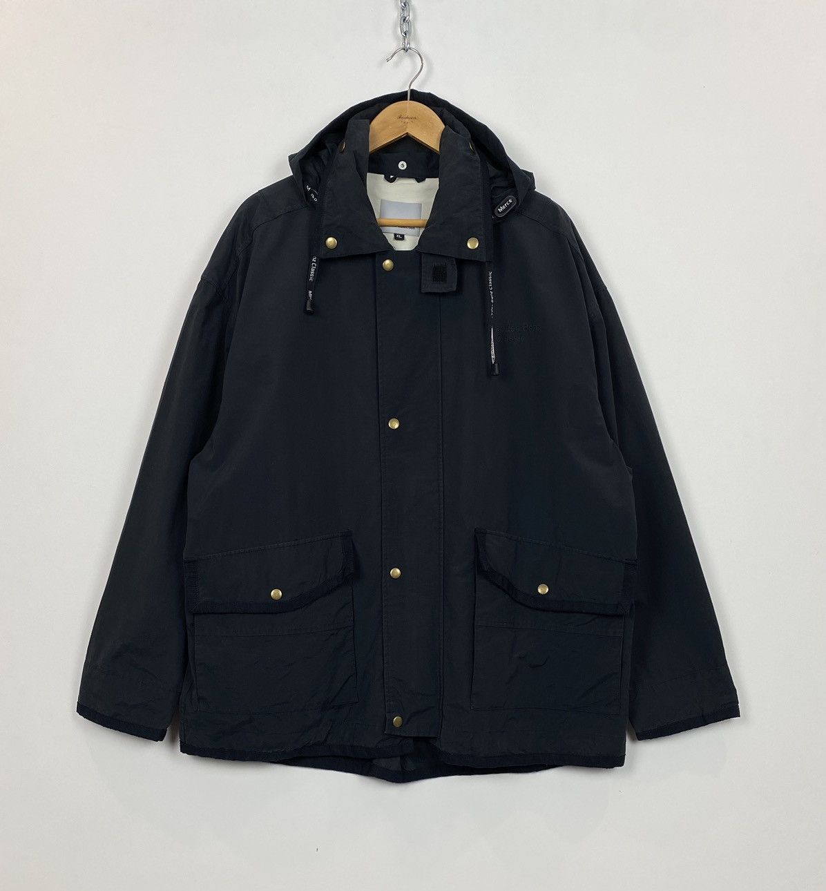 Mercedes-Benz Vintage Mercedes-Benz Classic Jacket Racing Black Top Rare Size US XL / EU 56 / 4 - 1 Thumbnail