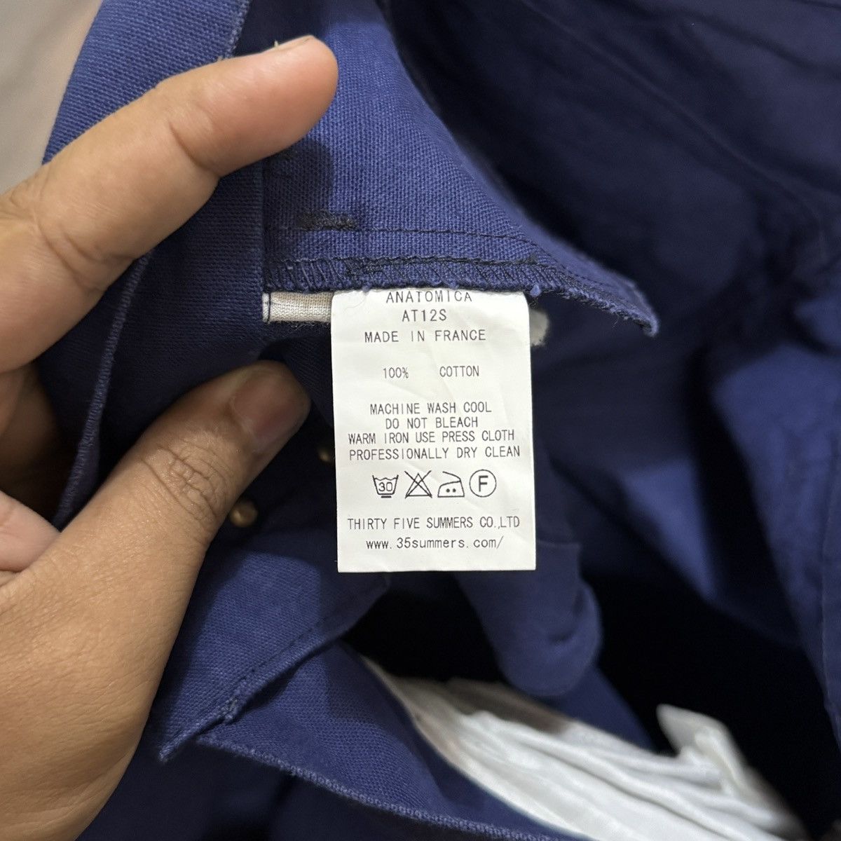 ANATOMICA Anatomica Royal Marine Blue Pants Size US 38 / EU 54 - 6 Thumbnail