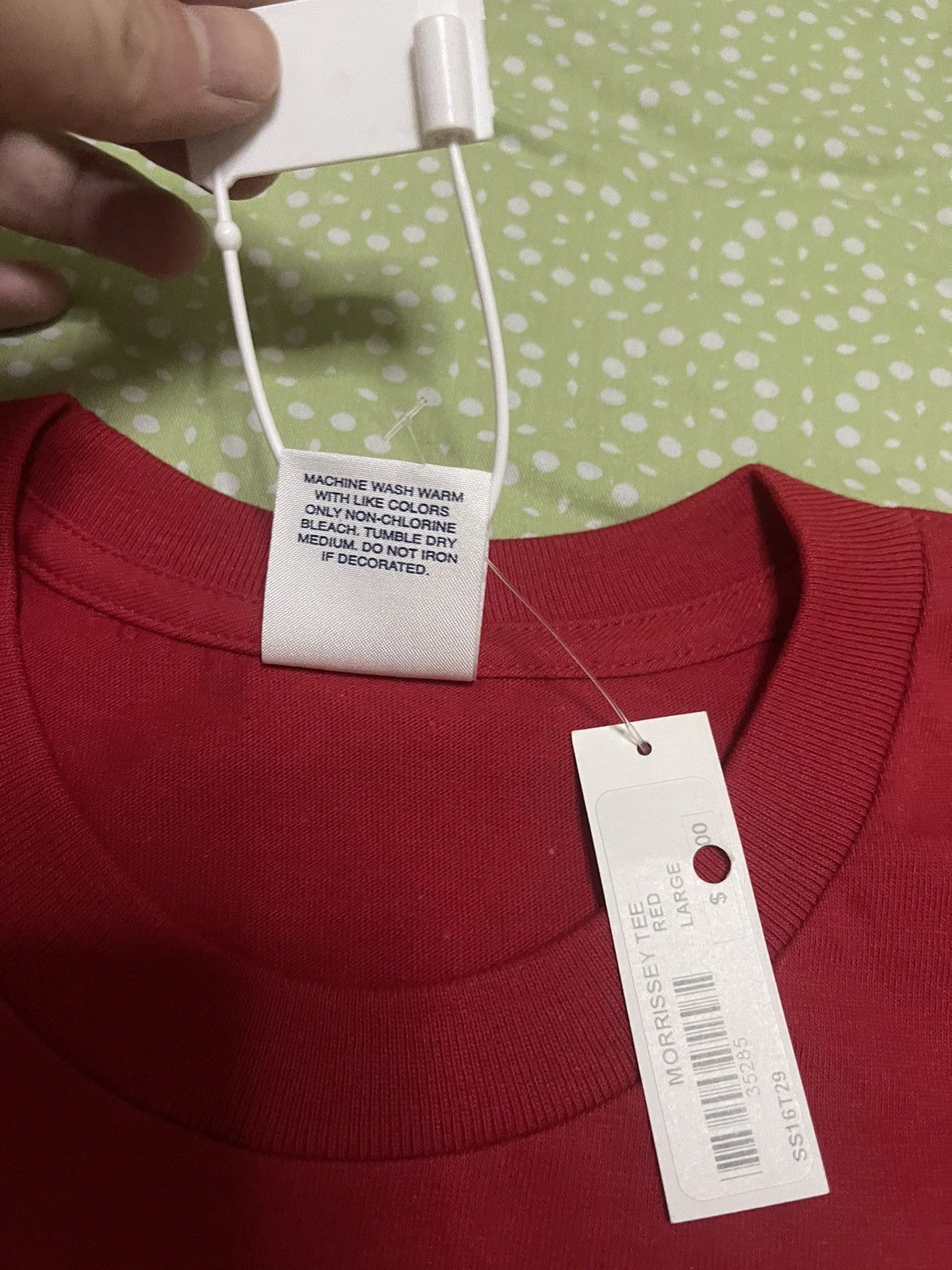 Supreme Supreme morrissey phone tee brand new red large Size US L / EU 52-54 / 3 - 4 Thumbnail