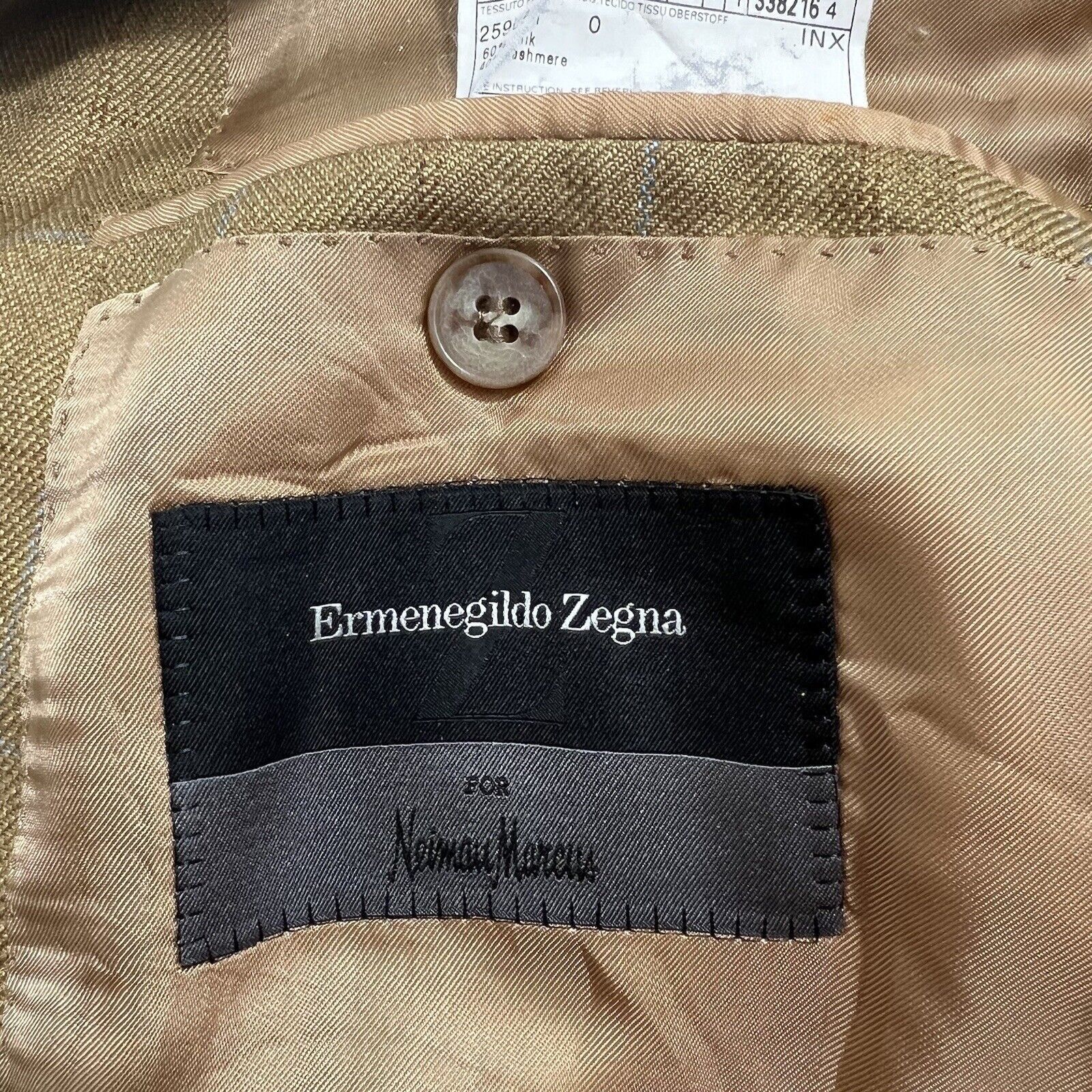 Ermenegildo Zegna Ermenegildo Zegna 44 Regular Silk & Cashmere Suit Jacket Size 44R - 7 Thumbnail