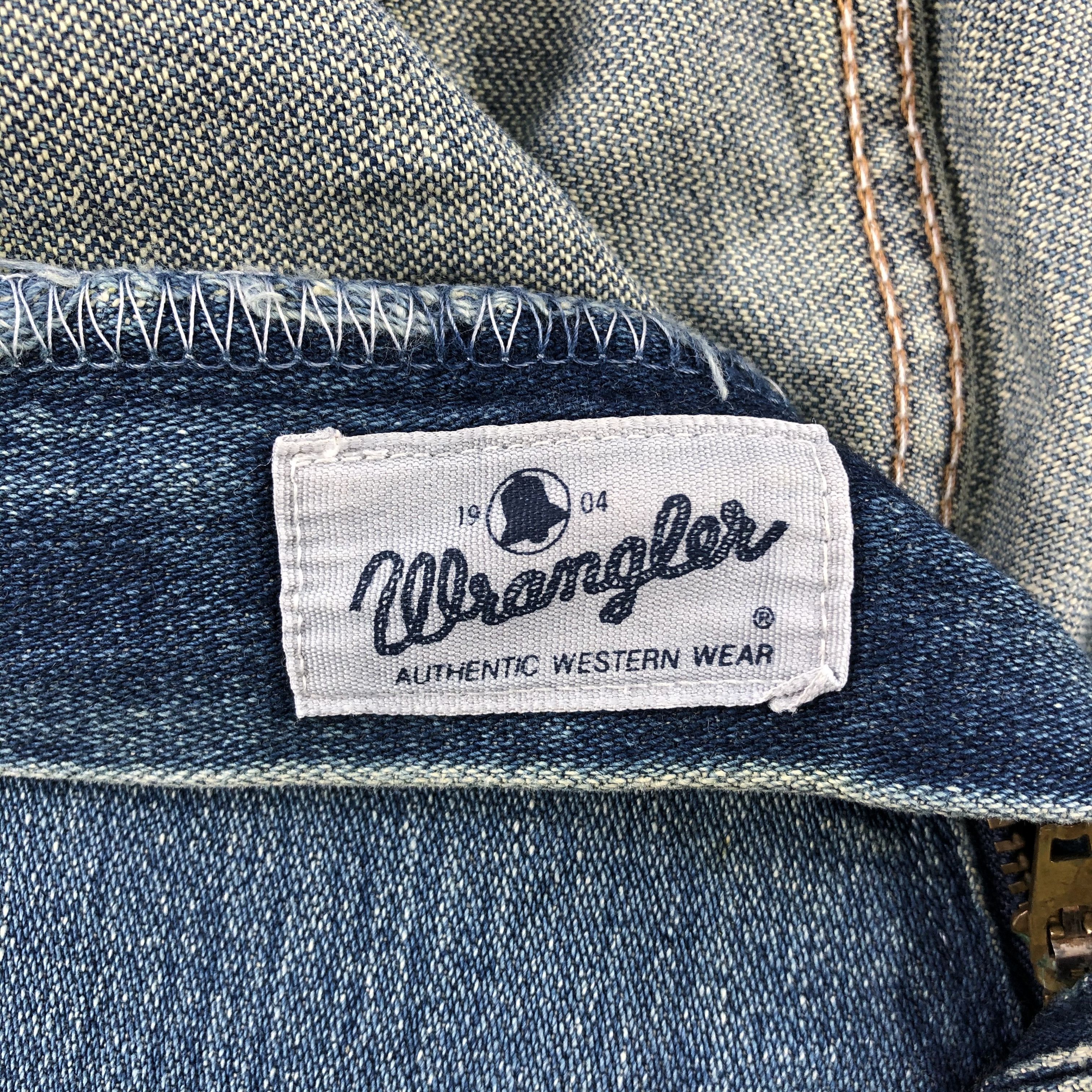 Vintage × Wrangler Vintage 90s Blue Wash Wrangler Jeans-JM2029 Size US 30 / EU 46 - 9 Thumbnail