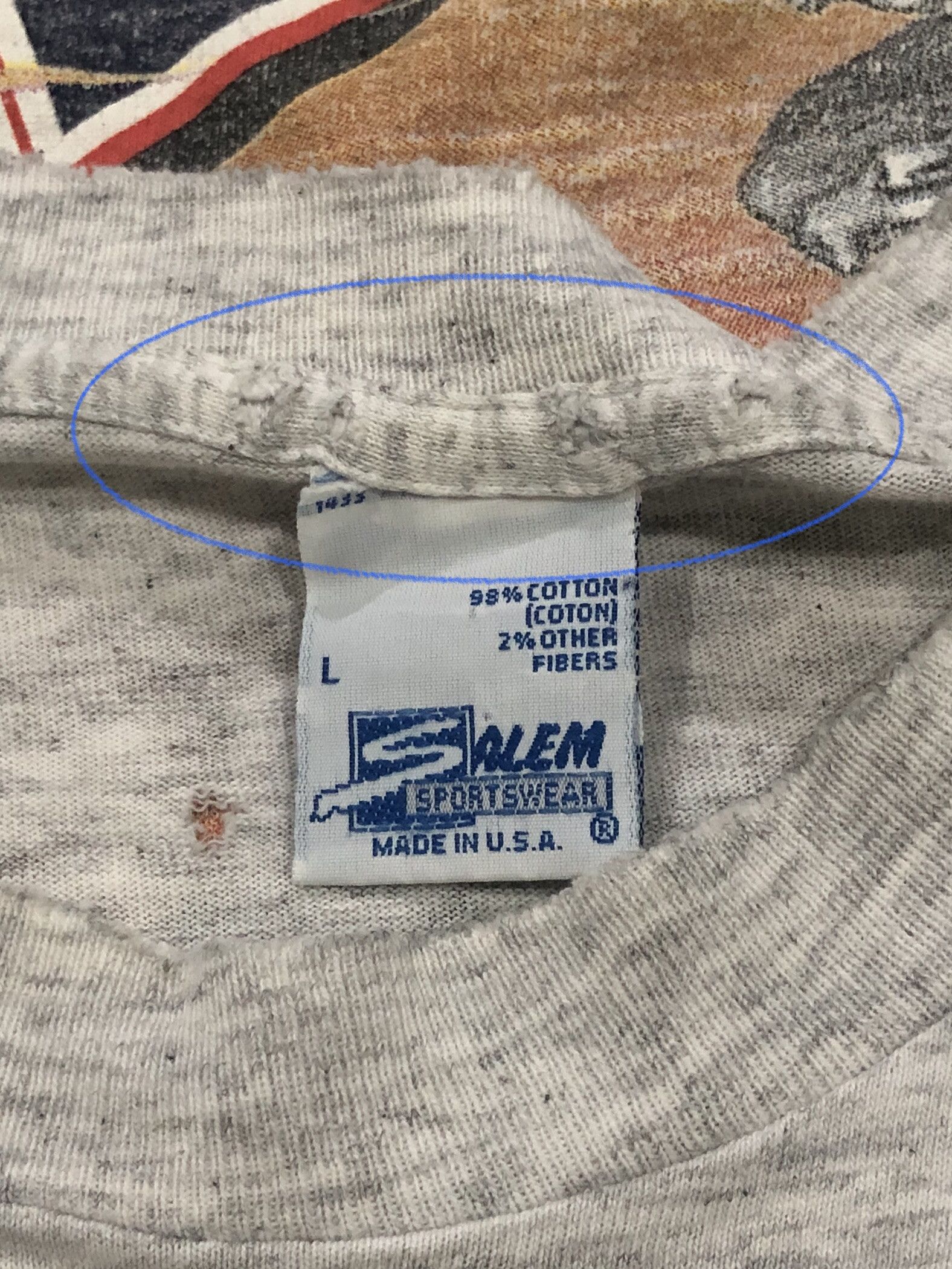 MLB Vintage 90s New York Yankees T-Shirt – Salem Sportswear Size US L / EU 52-54 / 3 - 5 Thumbnail
