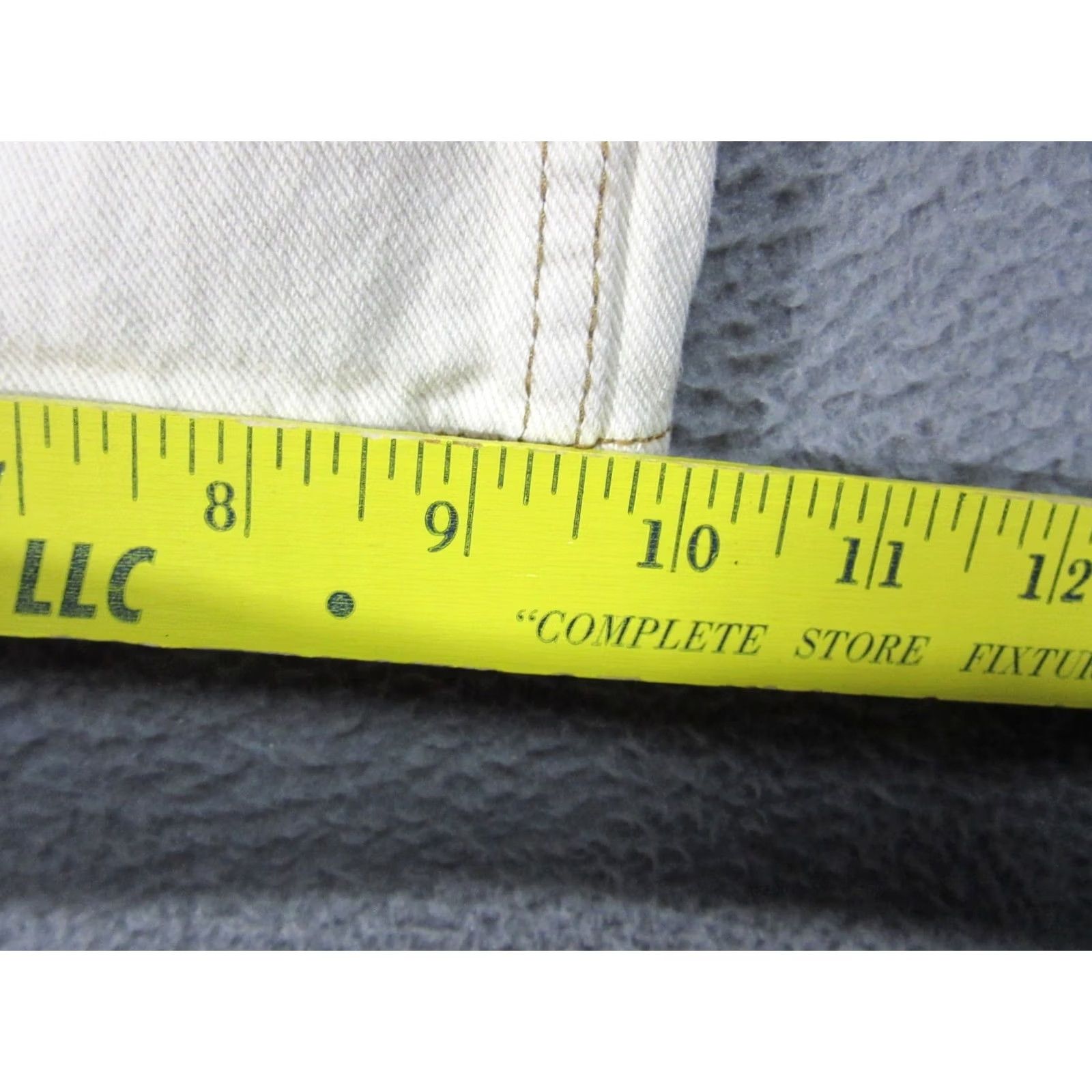 Pacsun PacSun Jeans Womens 27 White Ultra High Rise Flare Carpenter Contrast Stitch Size 27" / US 4 / IT 40 - 3 Thumbnail