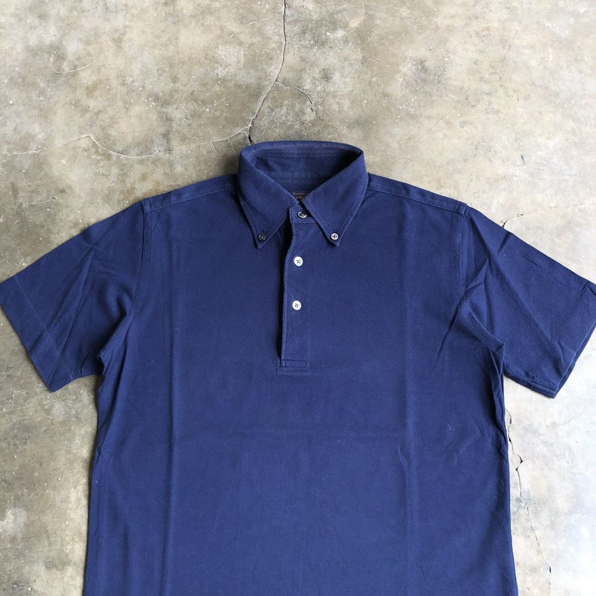 Vintage Kamakura Shirt Japan Polo Tshirt Navy Desinger in Blue, Men's — image 2 of 6