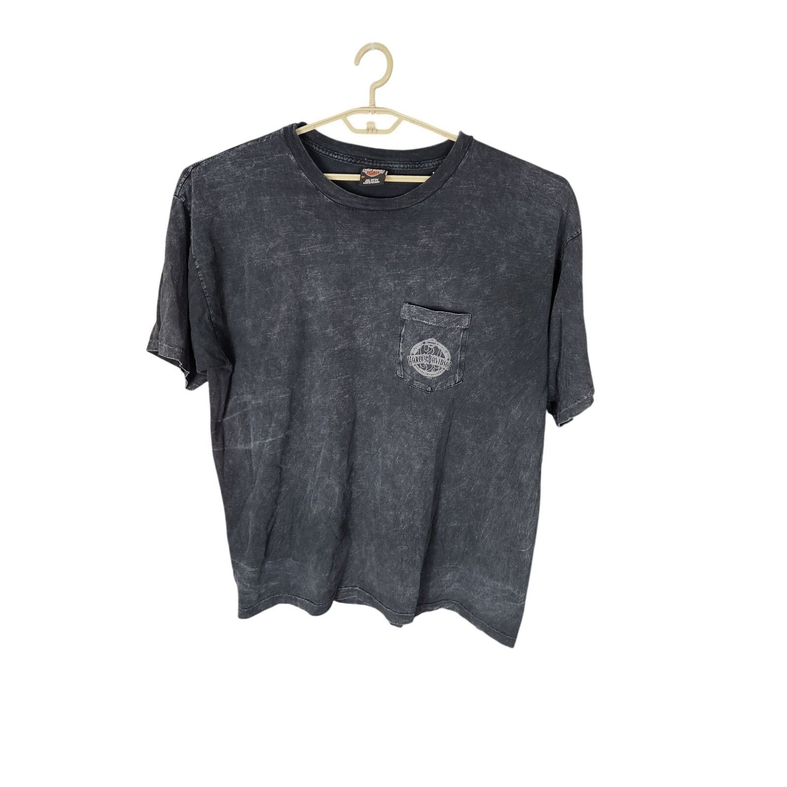 Harley Davidson Vintage Harley-Davidson Acid Wash T Men's 2X Size US XXL / EU 58 / 5 - 2 Thumbnail