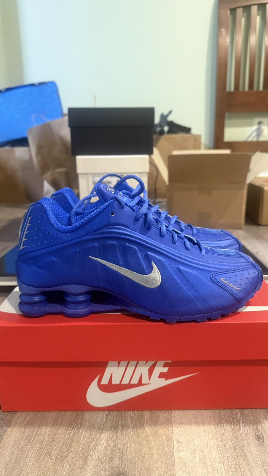 Nike Nike shox R4 Racer Blue Size US 8.5 / EU 41-42 - 2 Thumbnail