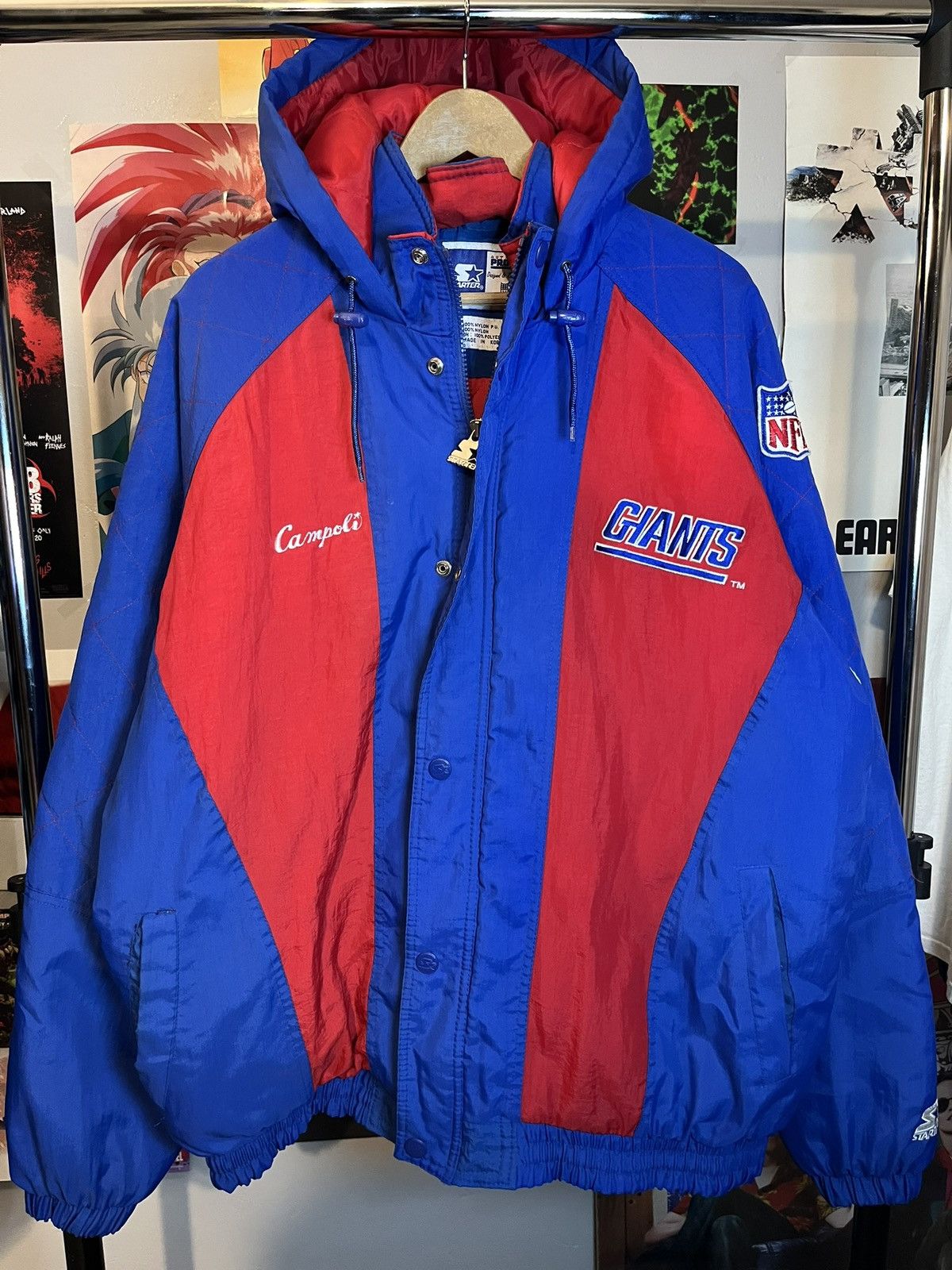 Starter Vintage NY Giants Starter Jacket Size US XL / EU 56 / 4 - 1 Thumbnail