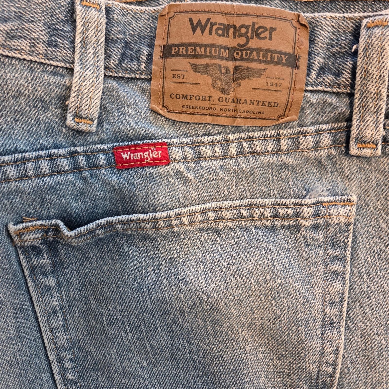 Wrangler Vintage Blue Denim Wrangler Shorts Size 42 Reg Size US 42 / EU 58 - 4 Thumbnail