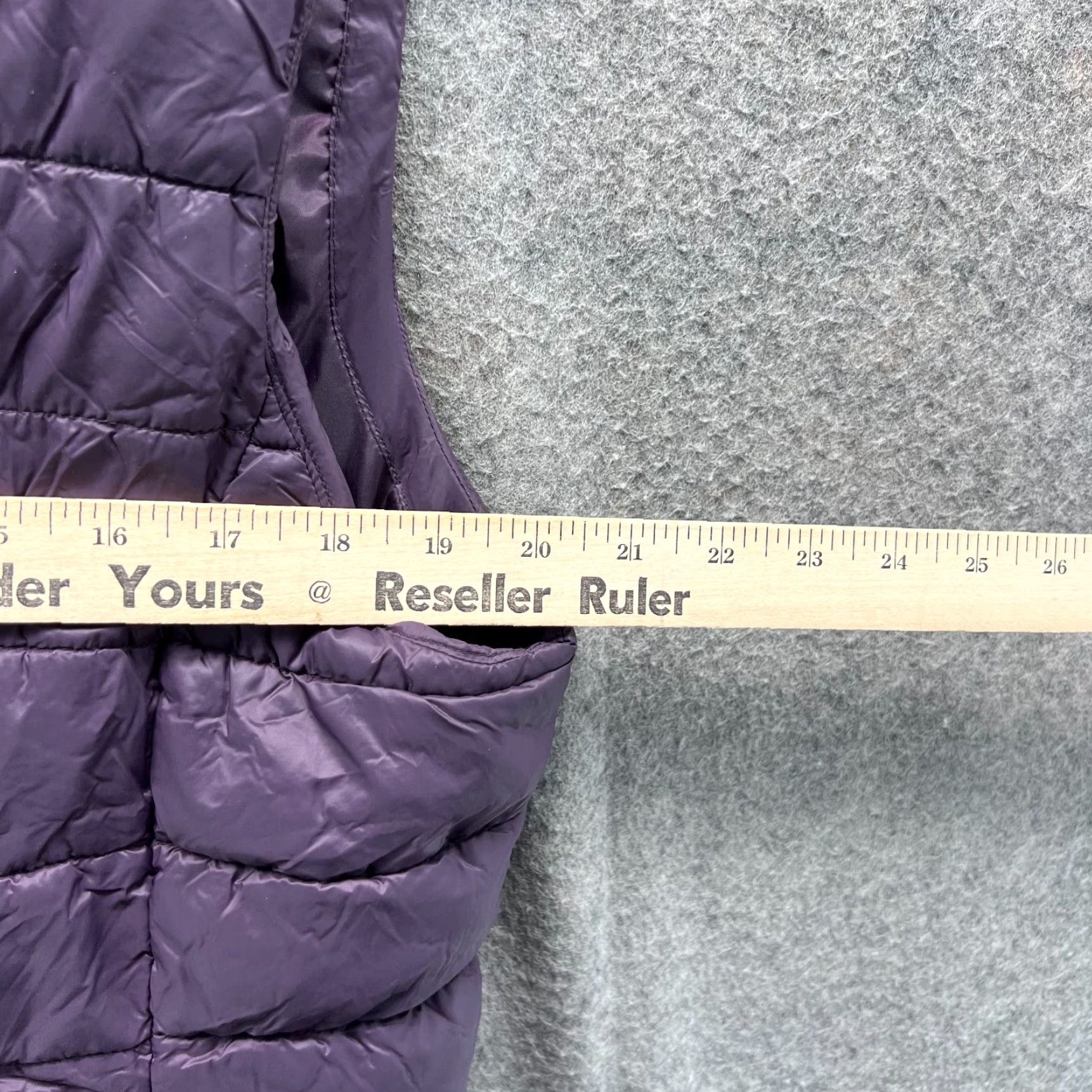 Gap Gap Puffer Jacket Women Large Purple Full Zip Sleeveless Polyester Nylon Jacket Size L / US 10 / IT 46 - 7 Thumbnail