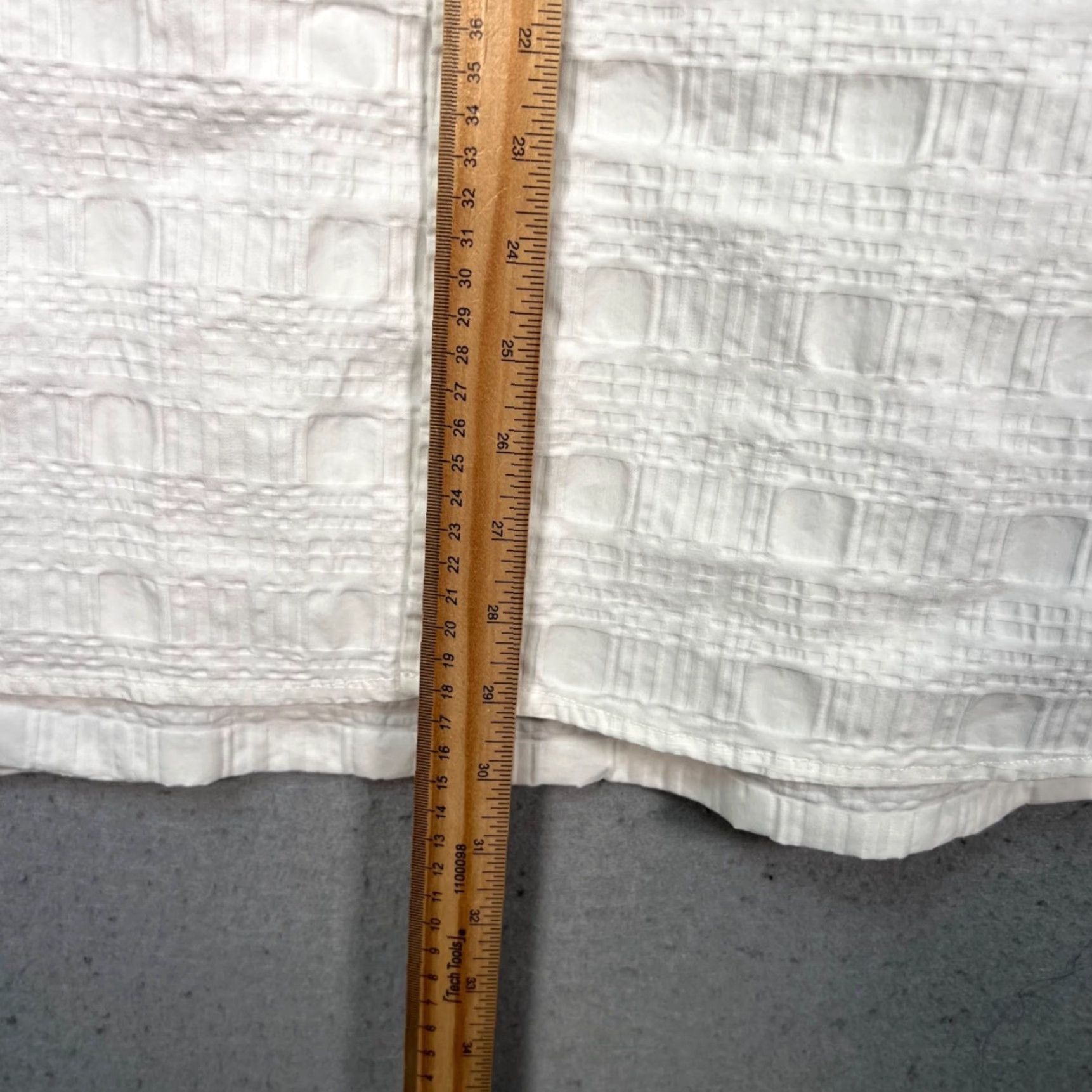 Vintage Waterever Mens Large White Textured Button-Up Shirt Long Sleeve Size US L / EU 52-54 / 3 - 6 Thumbnail
