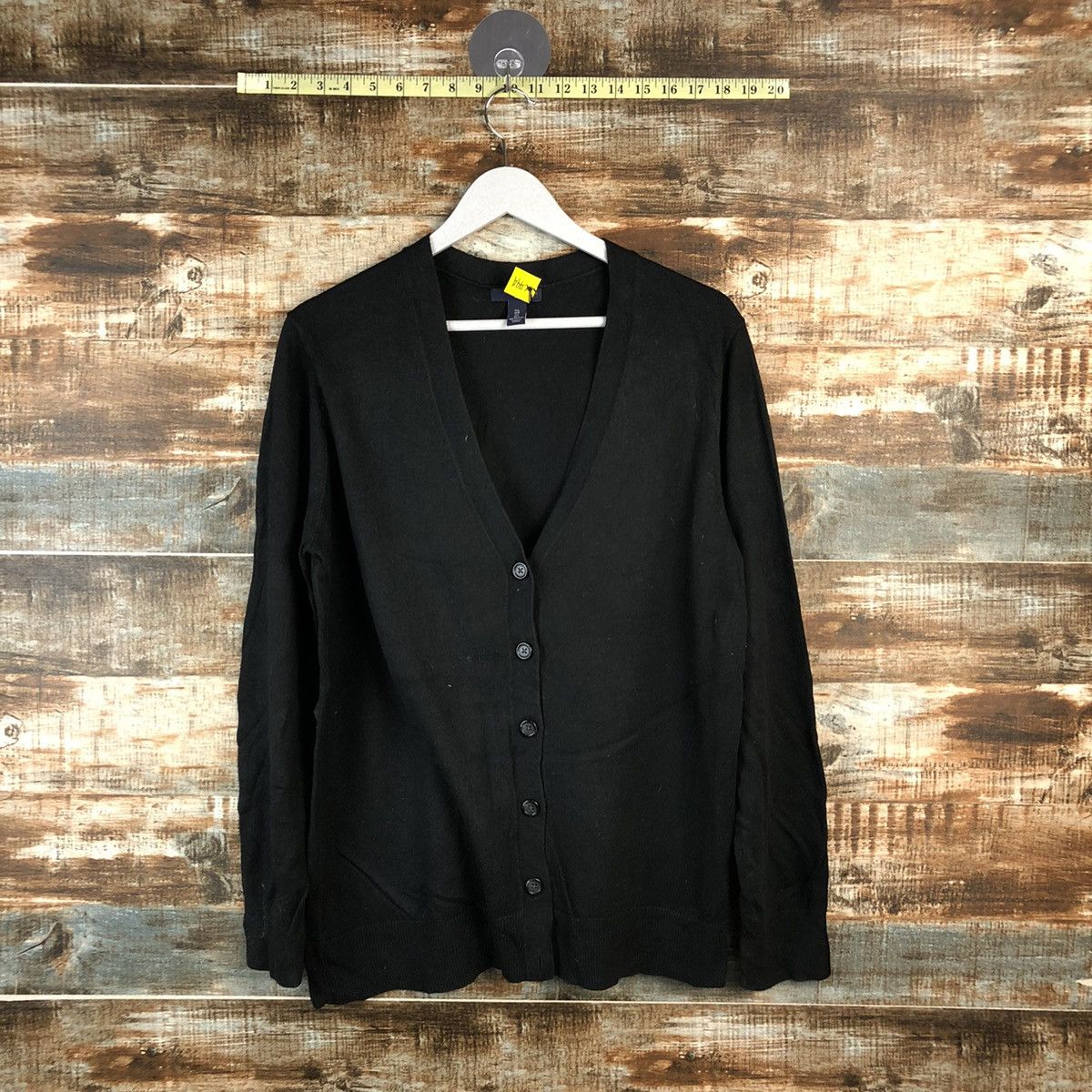 Vintage DL Gap Black Cardigan Knitwear #C444 Size US L / EU 52-54 / 3 - 1 Thumbnail