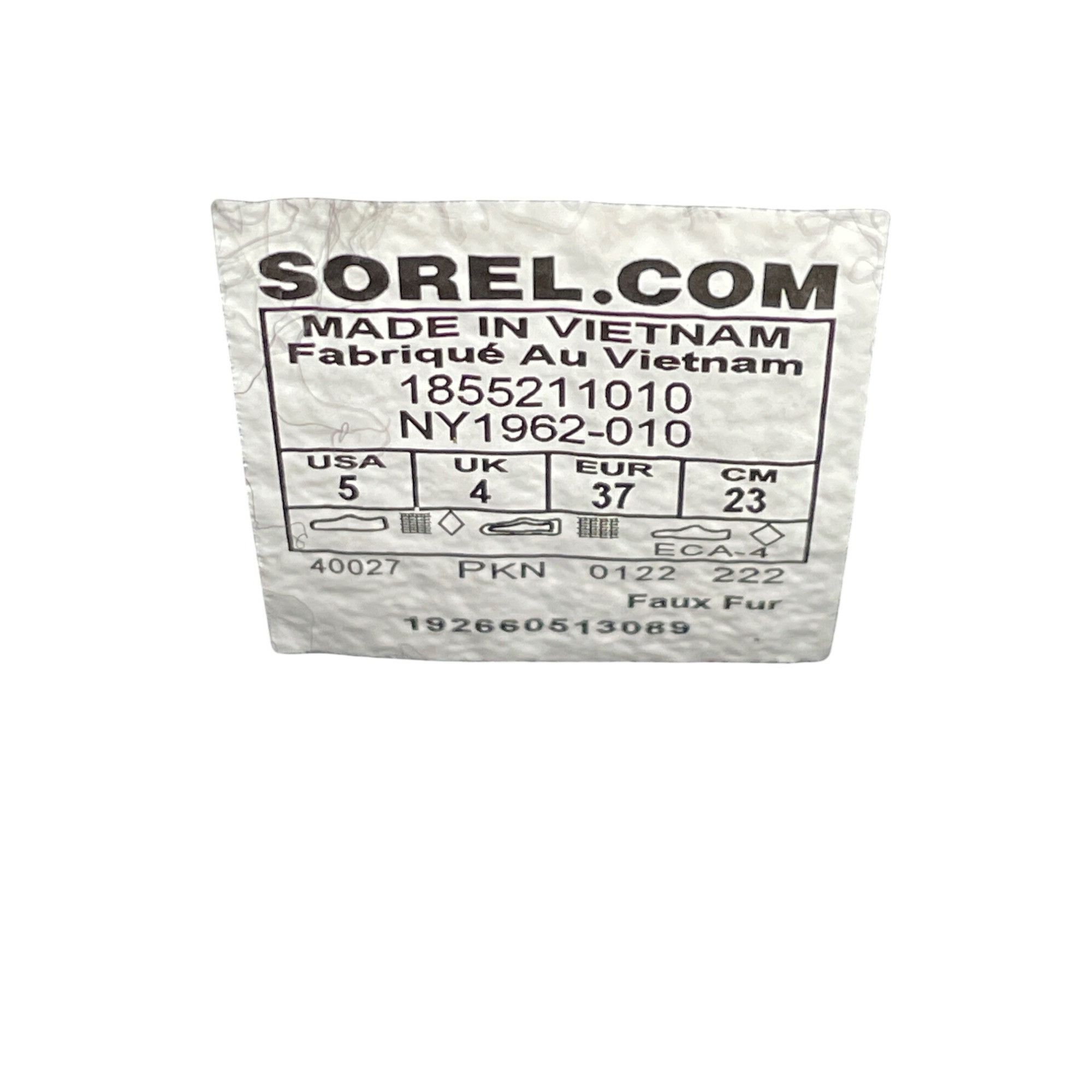SOREL Sorel Womens Black Waterproof faux fur lined Winter Boots Si Size US 5 / IT 35 - 6 Thumbnail