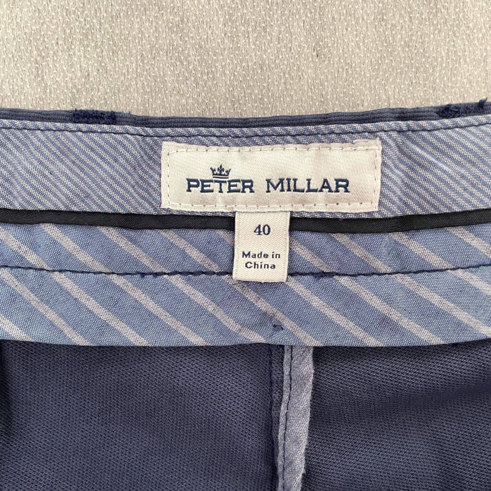 Peter Millar Peter Millar Chino Golf Shorts Adult 40 Blue Stretch Pockets Mens Size US 40 / EU 56 - 4 Thumbnail