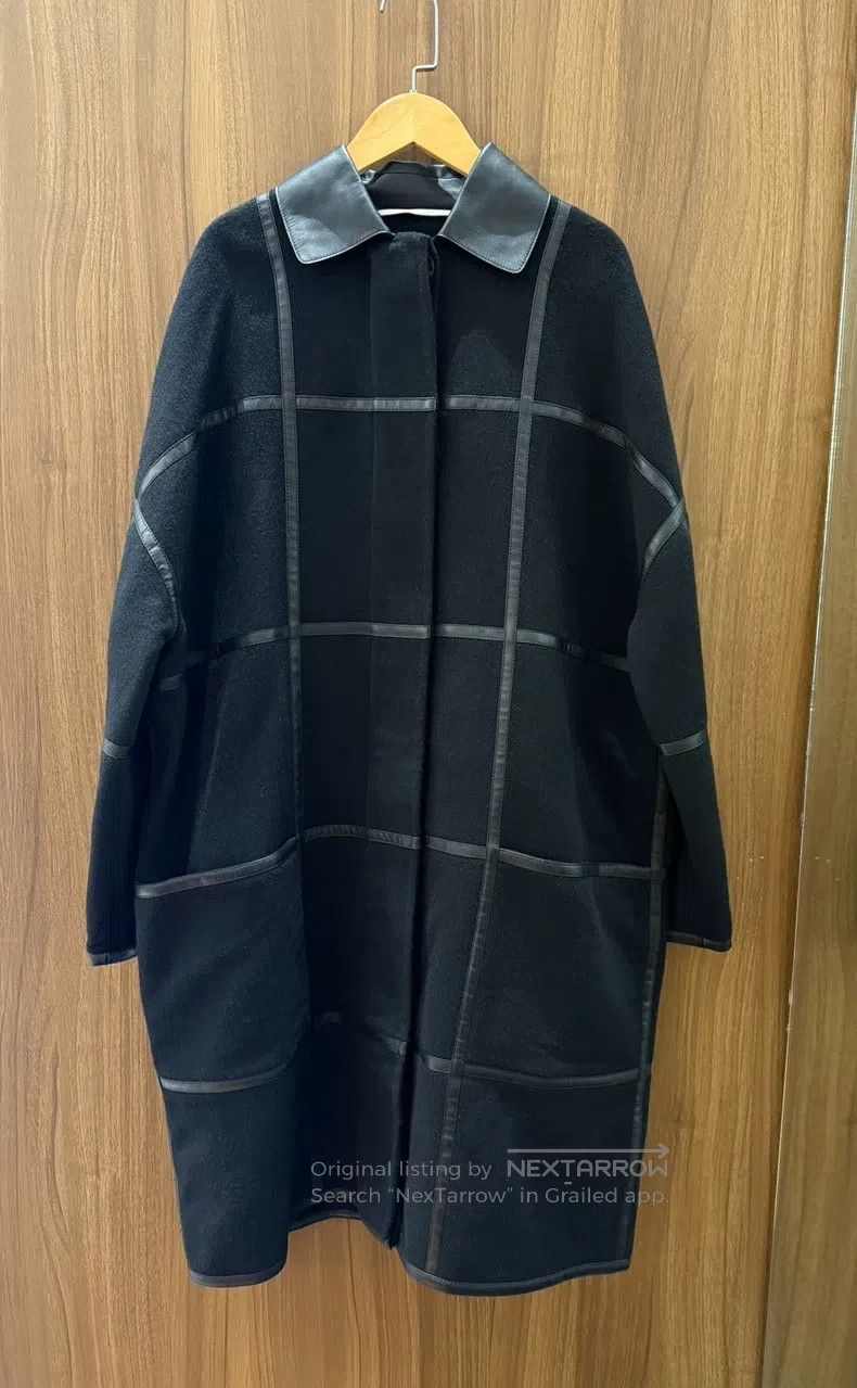 Hermes Hermes Leather Patch Cashmere Coat Size XS / US 0-2 / IT 36-38 - 1 Thumbnail