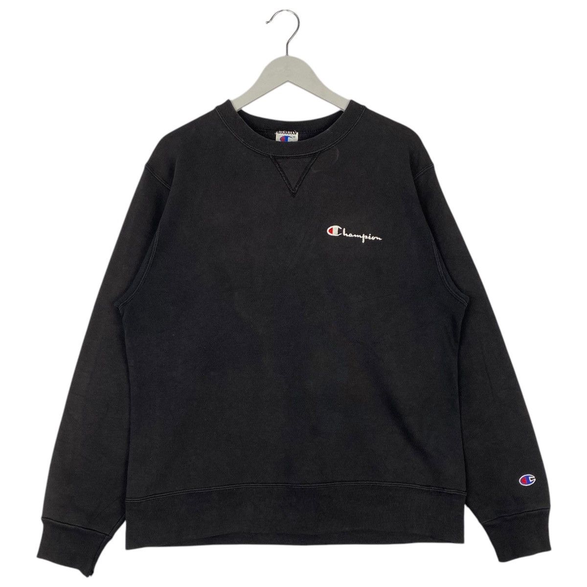 Champion × Vintage Vintage Champion Small Logo Embroidered Sweatshirt Gray Size US M / EU 48-50 / 2 - 1 Thumbnail