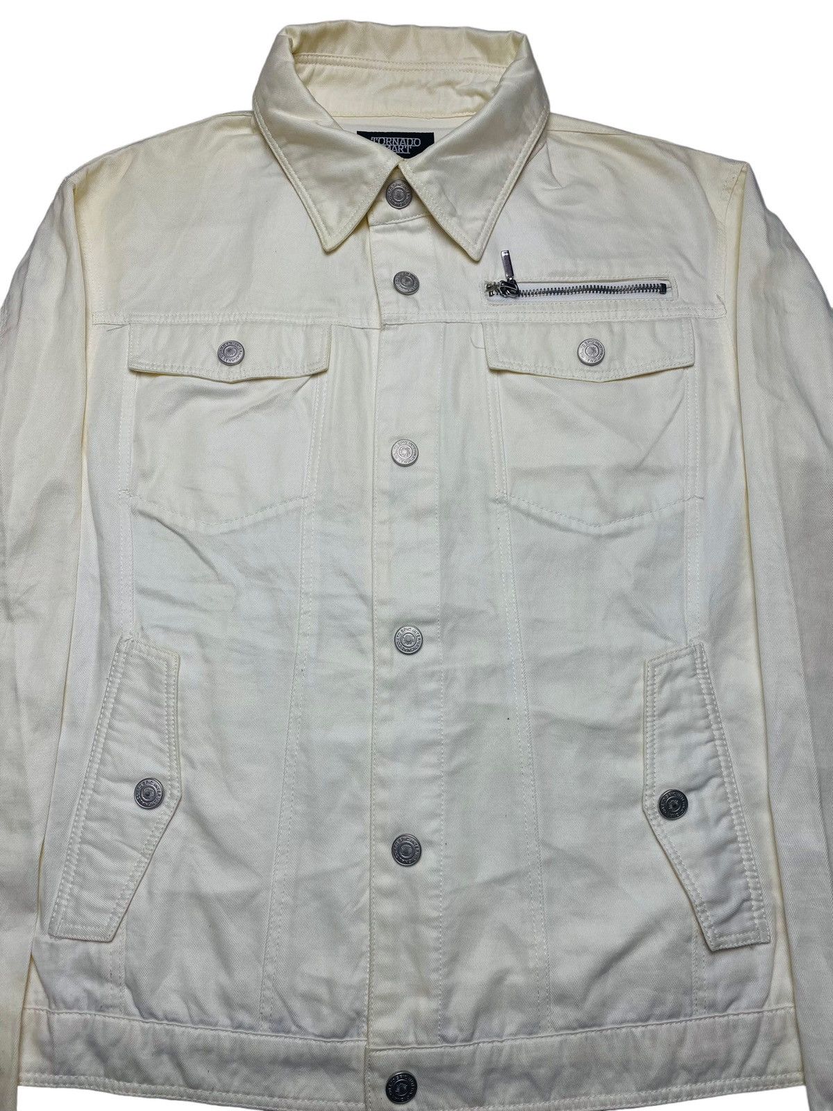 If Six Was Nine 2000s Tornado Mart - Work Denim Jacket Size US M / EU 48-50 / 2 - 9 Thumbnail