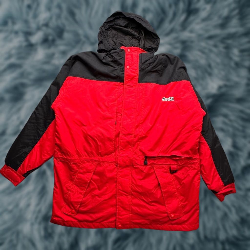 Vintage WearGuard Arctic Tundra Parka System 1436 Nylon Jacket Mens Large Coca Cola Red Nylon Parka Jacket Mens L Red Mockup Size US L / EU 52-54 / 3 - 1 Thumbnail