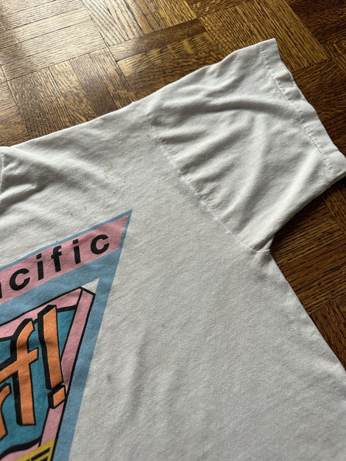Ocean Pacific Vintage 90s Ocean Pacific Surf Graphic Crop Top Tee Size L / US 10 / IT 46 - 4 Thumbnail