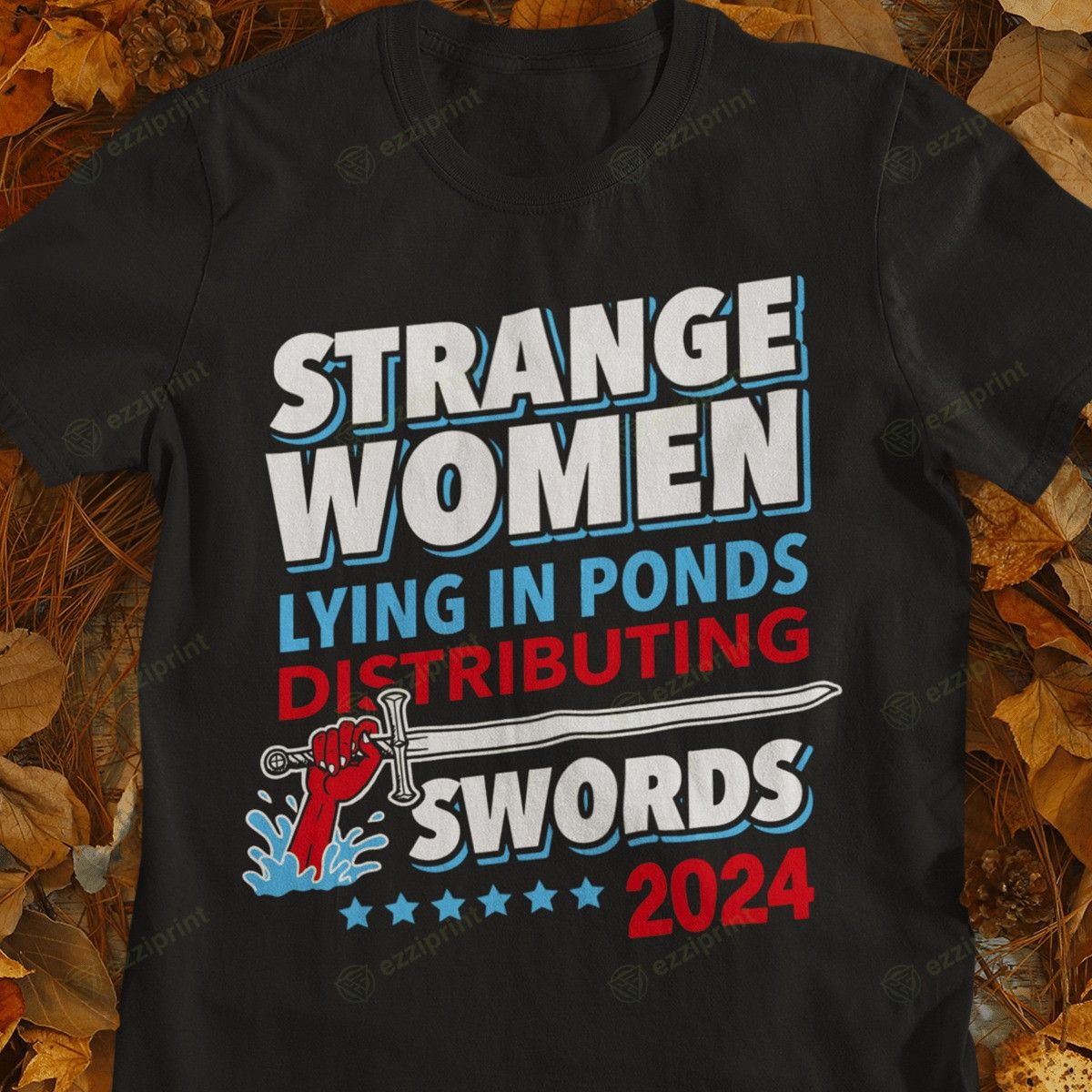 The Unbranded Brand STRANGE WOMEN 24 MONTY PYTHON T-SHIRT Size L / US 10 / IT 46 - 3 Thumbnail