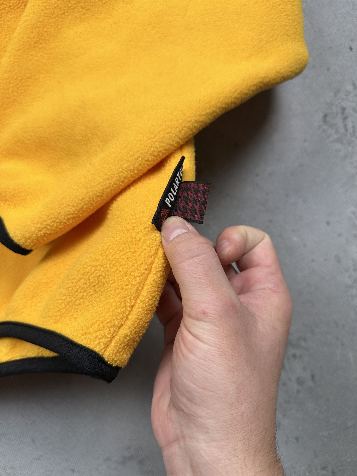 Woolrich Woolen Mills Woolrich Polartec Snap Fleece Pullover Yellow Black Trim USA Size US XL / EU 56 / 4 - 6 Thumbnail