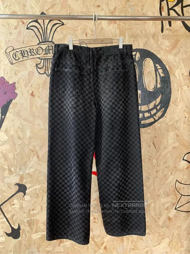 Louis Vuitton Louis Vuitton SS25 Damier flocked checkerboard jeans Size US 36 / EU 52 - 4 Thumbnail