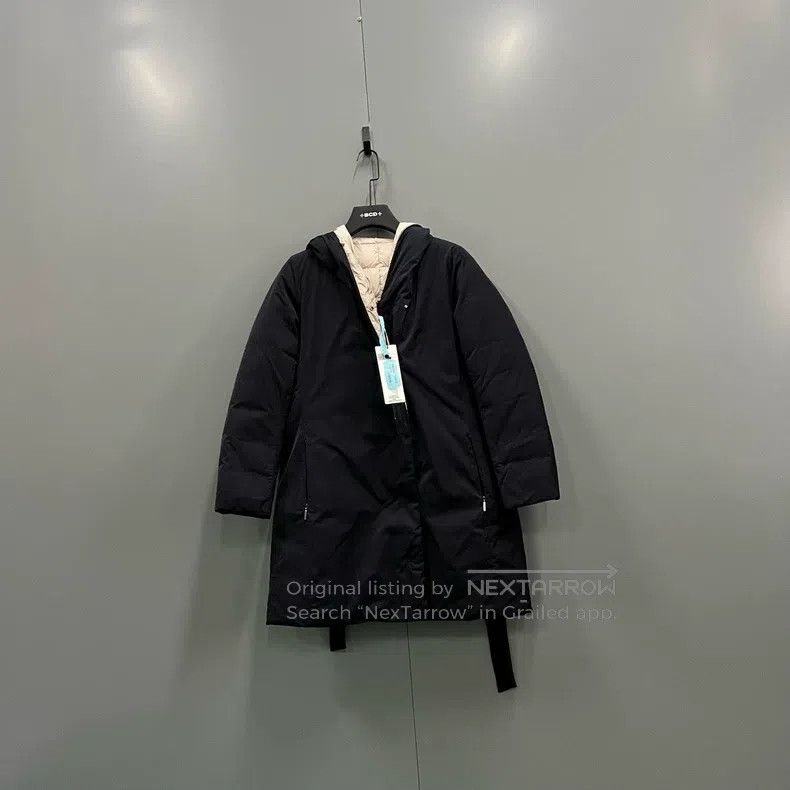 Max Mara Max Mara Black Hooded Double-sided Puffer Jacket Size L / US 10 / IT 46 - 2 Thumbnail