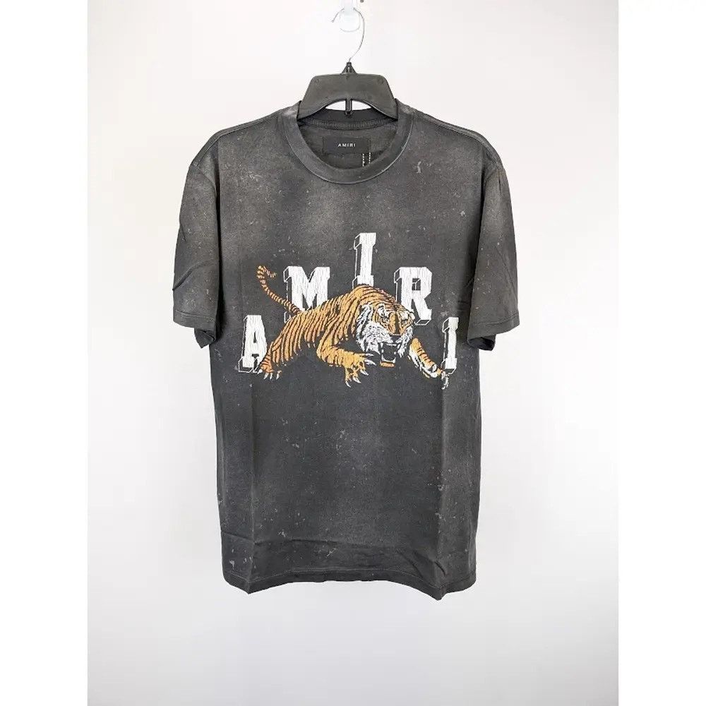 Amiri o1rshd1 Q:2 / Vintage Tiger Tee T-Shirt in Black Size US M / EU 48-50 / 2 - 1 Thumbnail