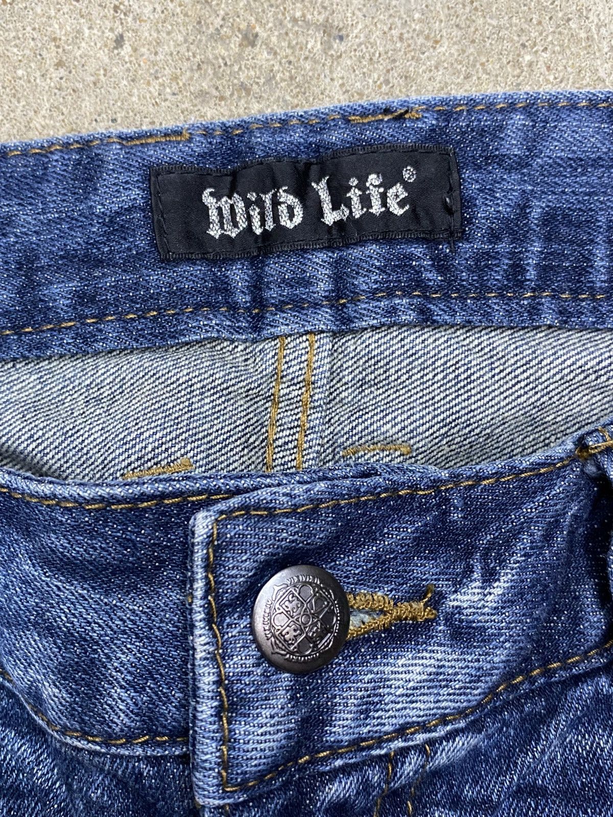 If Six Was Nine × Le Grande Bleu (L.G.B.) japanese grunge undefined wildlife wash jeans pant Size US 34 / EU 50 - 6 Thumbnail
