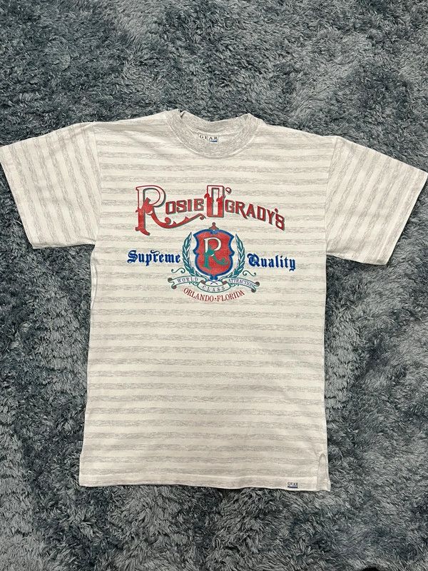 Vintage Vintage striped t-shirt made in USA Size US M / EU 48-50 / 2 - 1 Thumbnail