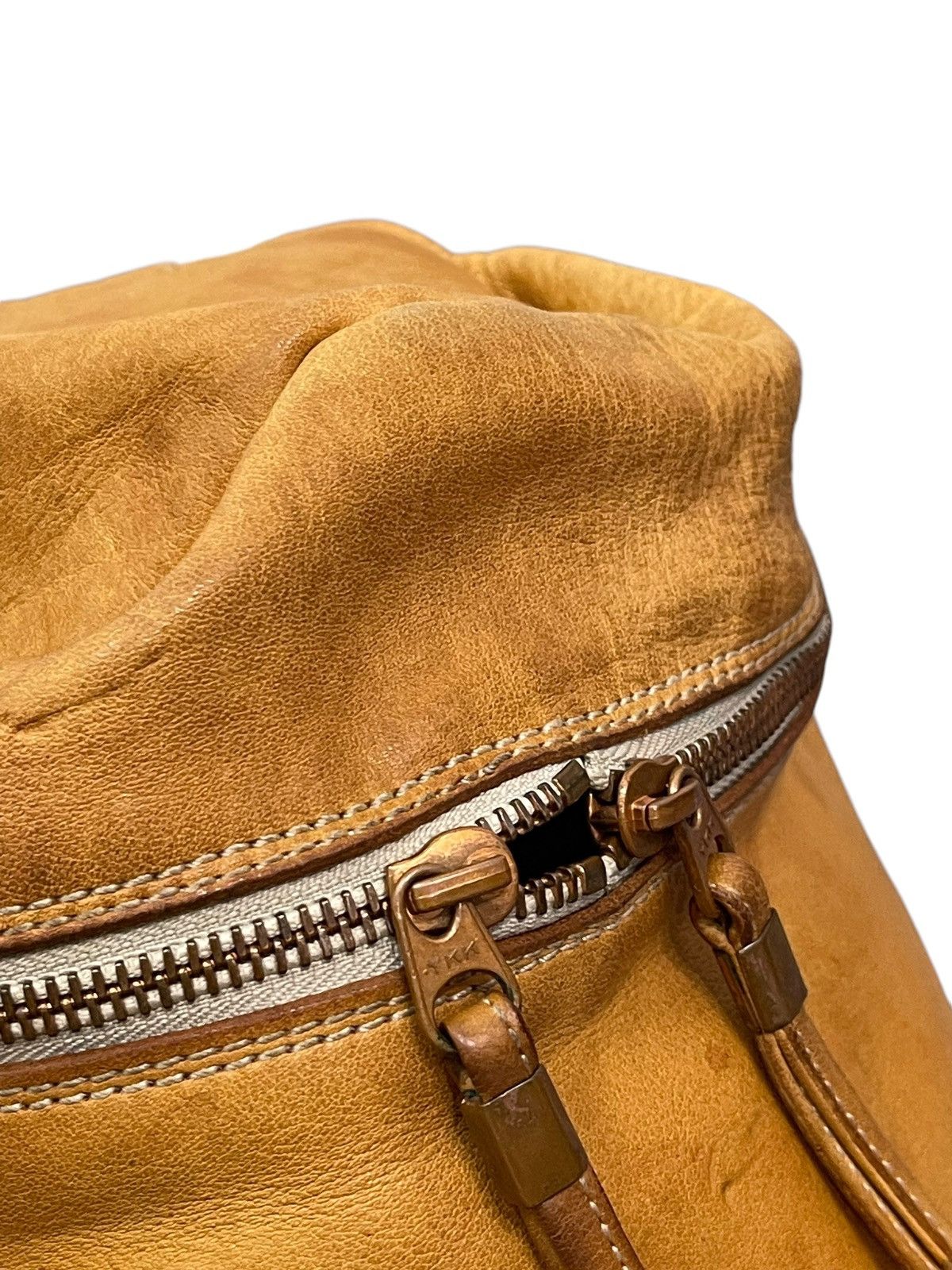 Yohji Yamamoto Full Leather Patina Y’saccs Cross Body Bag 4🟩 Size ONE SIZE - 13 Thumbnail