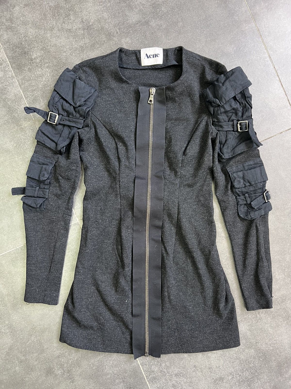 Acne Studios AW10 Acne Studios Multipocket Luxury Avant Garde Mini Dress Size S / US 4 / IT 40 - 4 Thumbnail
