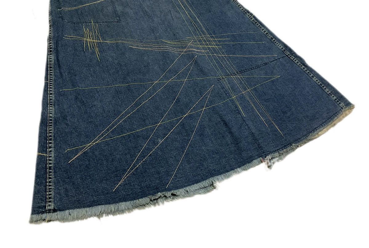 Hysteric Glamour × If Six Was Nine × Japanese Brand 🔥Sick Y2K Hysteric Glamour Denim Skirt Patchwork Size 29" - 4 Thumbnail