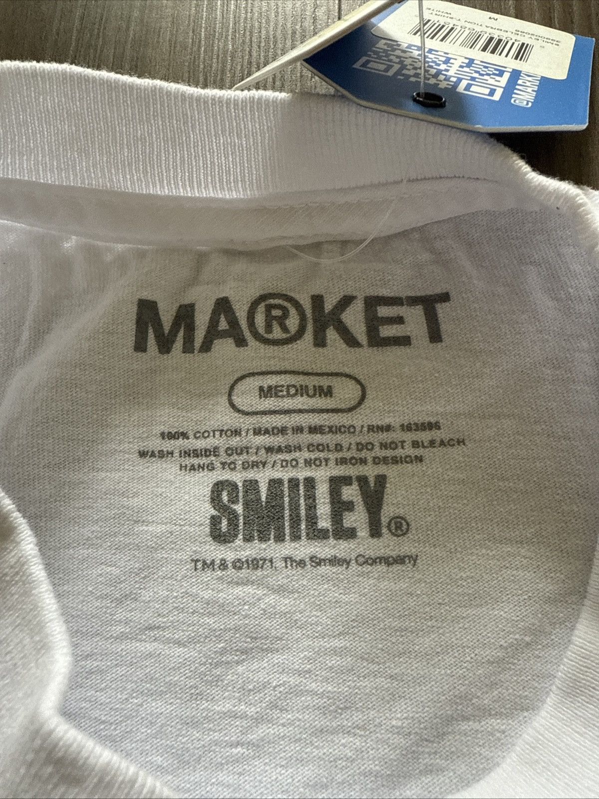 Market MARKET x Smiley Celebration T-Shirt White M Blue Balloon Size US M / EU 48-50 / 2 - 4 Thumbnail