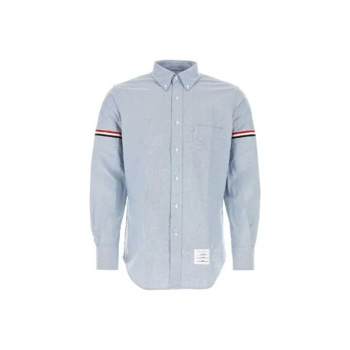 Thom Browne Thom Browne Striped Button-Down Long Sleeve Shirt 0079 Size US S / EU 44-46 / 1 - 1 Thumbnail