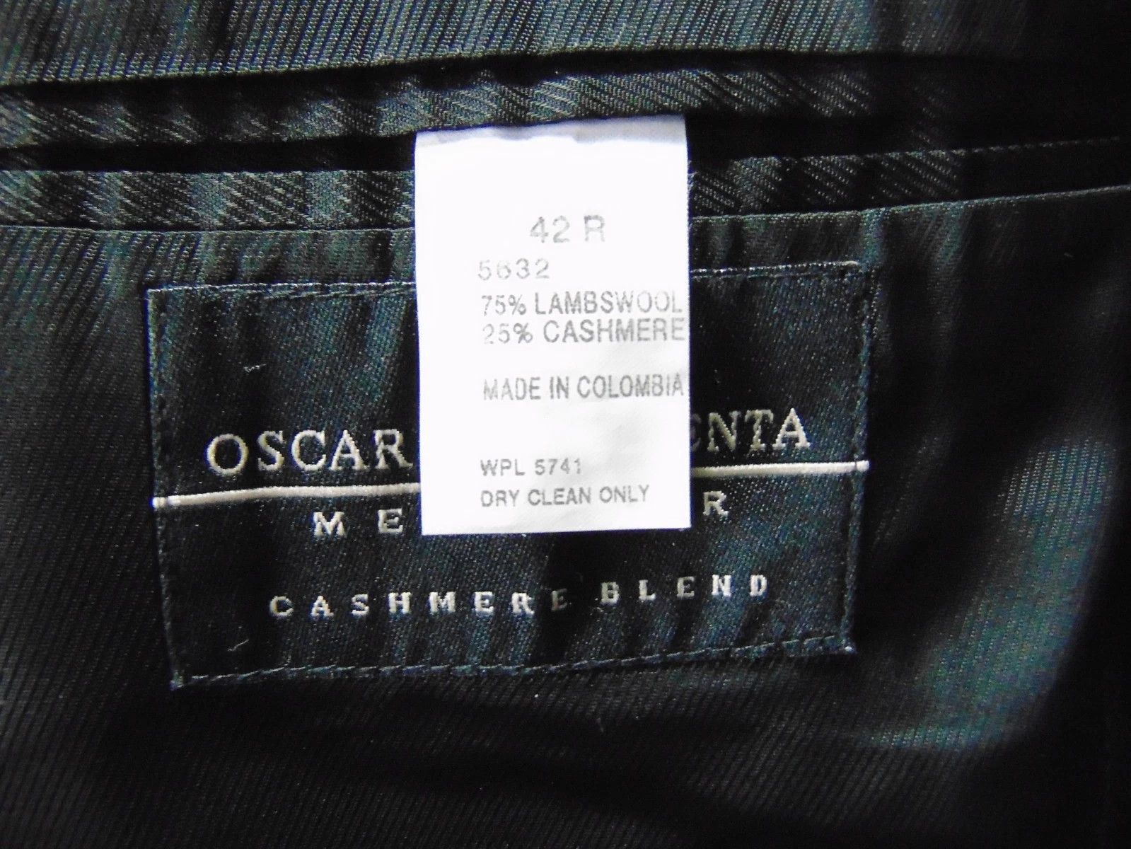 Oscar De La Renta Oscar de la Renta Cashmere Blend Blazer Black 42R Size 42R - 10 Thumbnail