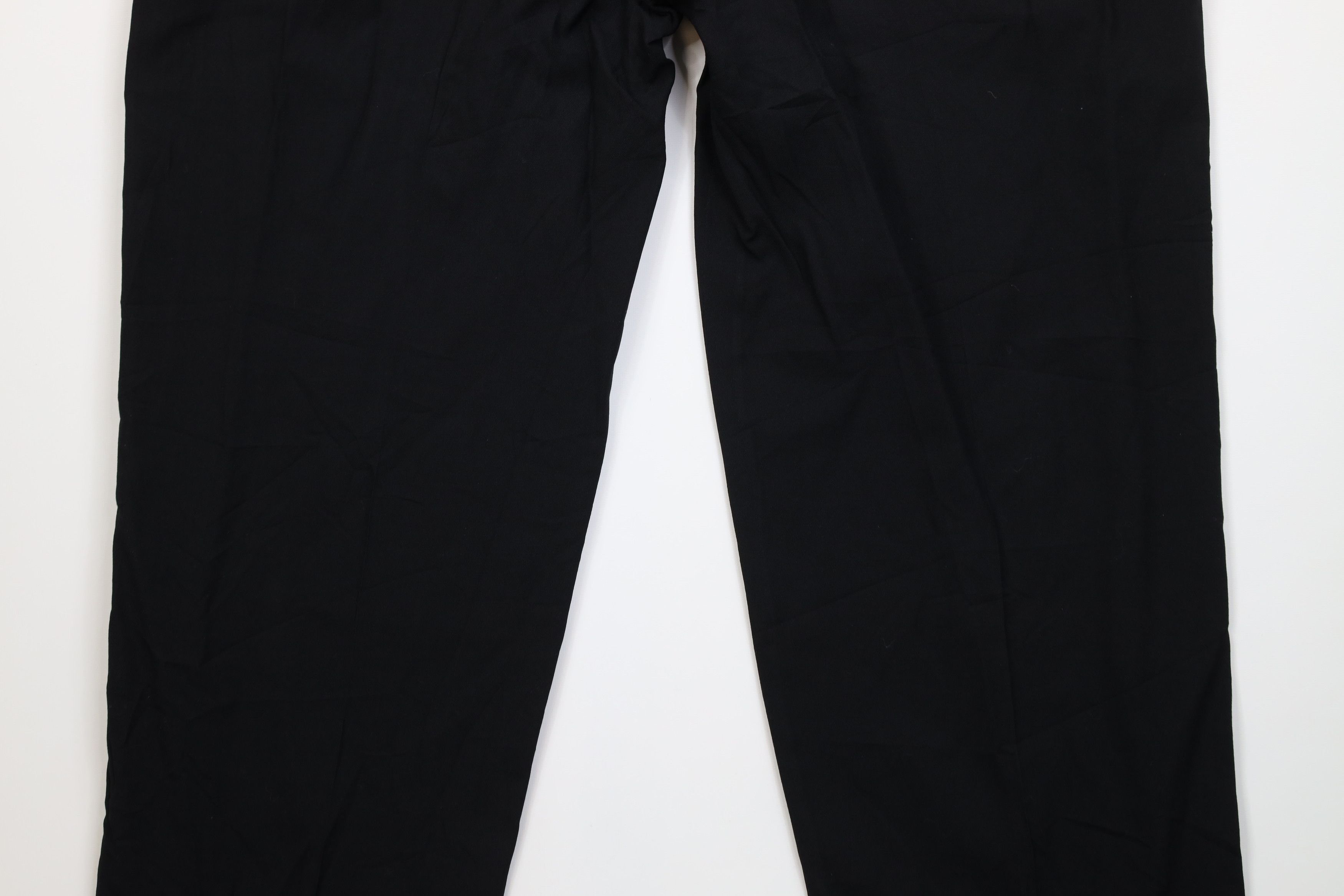 Vintage Vintage 50s Streetwear Rayon Gabardine Tuxedo Pants Black Size US 44 / EU 60 - 10 Thumbnail