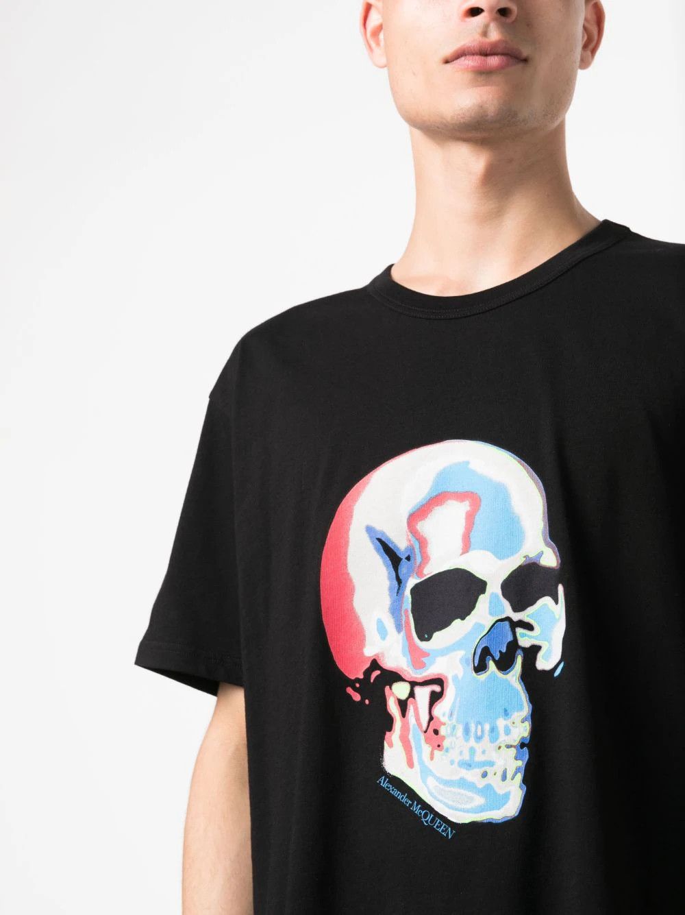 Alexander McQueen o1y1024 T-Shirt In Black Size US M / EU 48-50 / 2 - 5 Thumbnail
