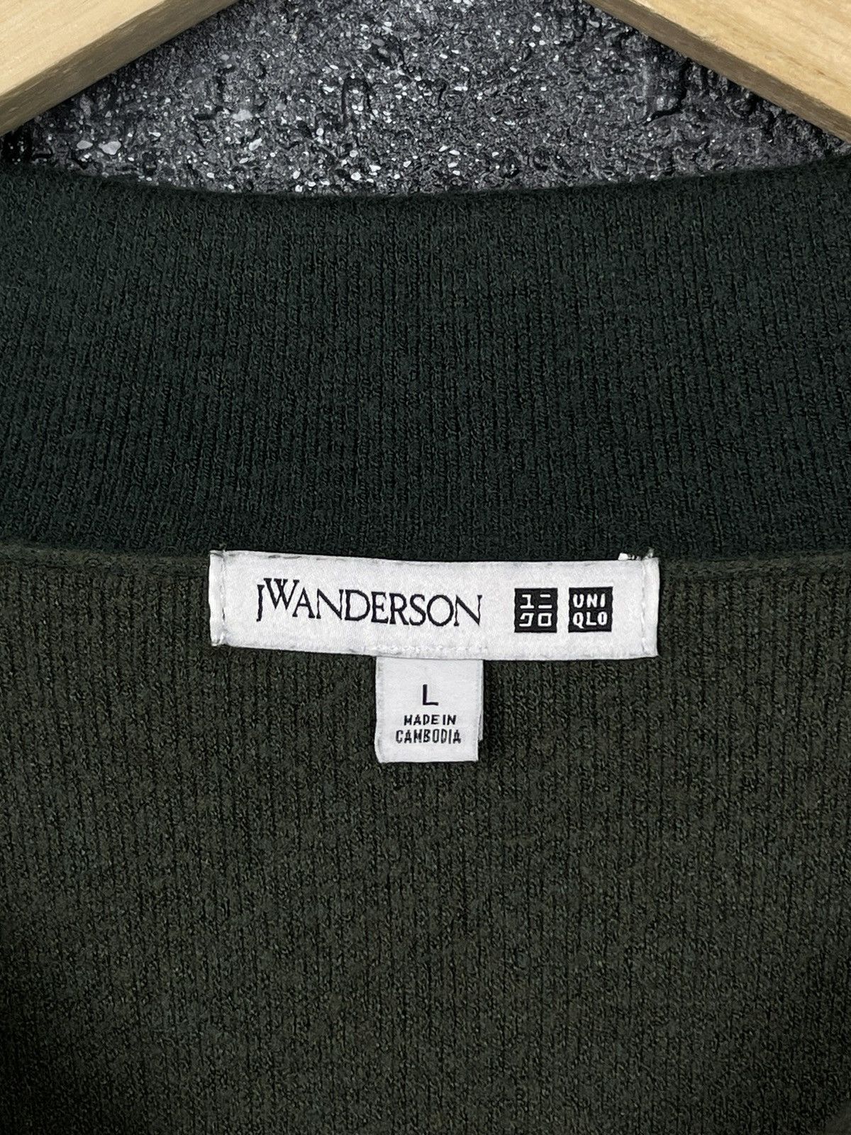 JW Anderson × Japanese Brand × Uniqlo Uniqlo x J.W. Anderson Souffle Yarn Sweater Dark Green Size L / US 10 / IT 46 - 9 Thumbnail