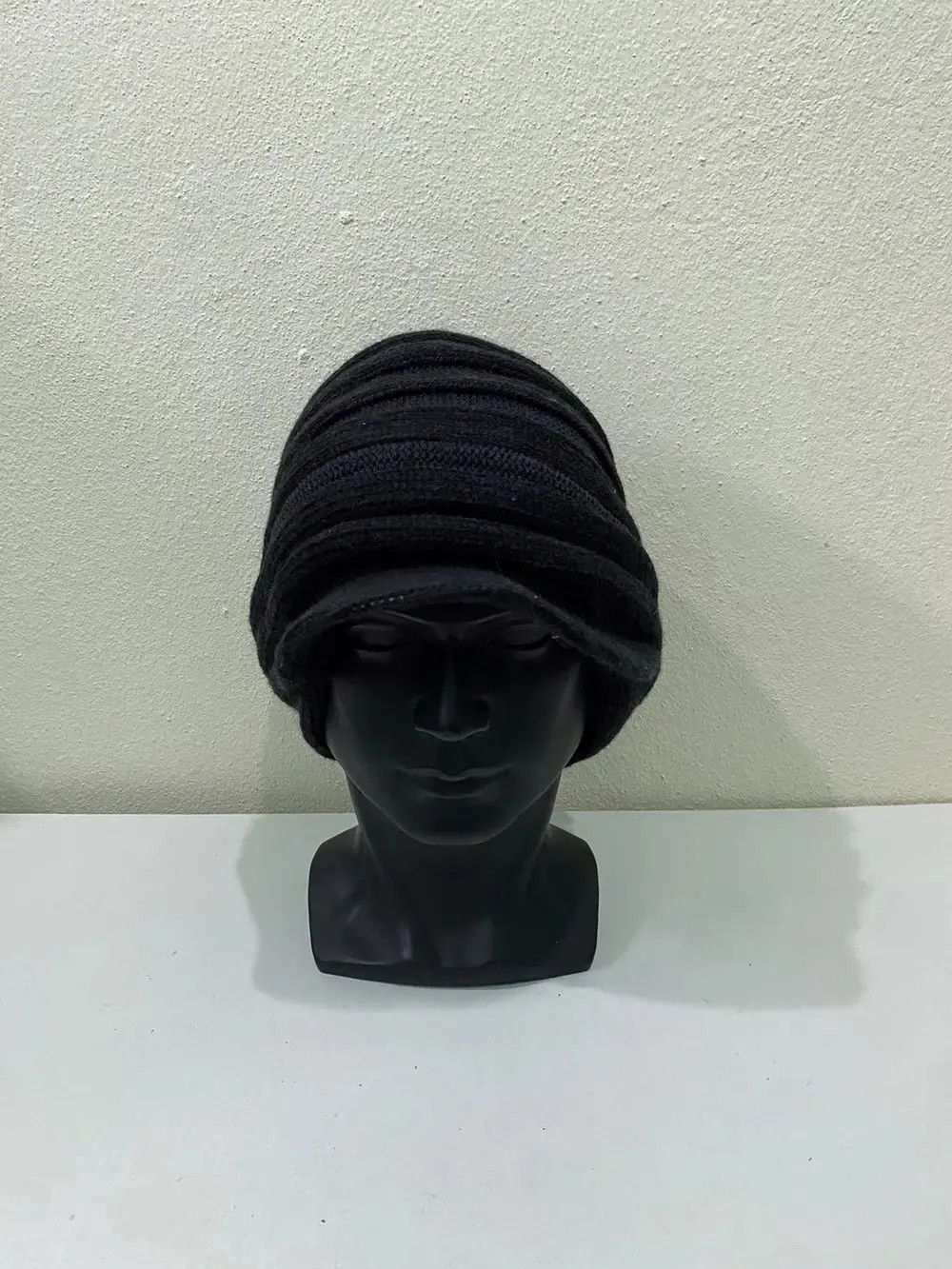 Japanese Brand Hang Over Turban Style Visor Beanie Hat Size ONE SIZE - 3 Thumbnail