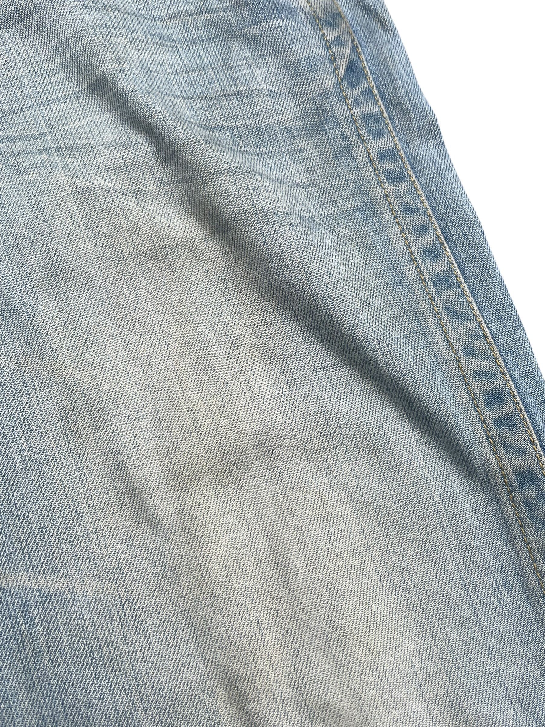 Designer Vintage People For Peace Distresed Denim Size US 40 / EU 56 - 18 Thumbnail