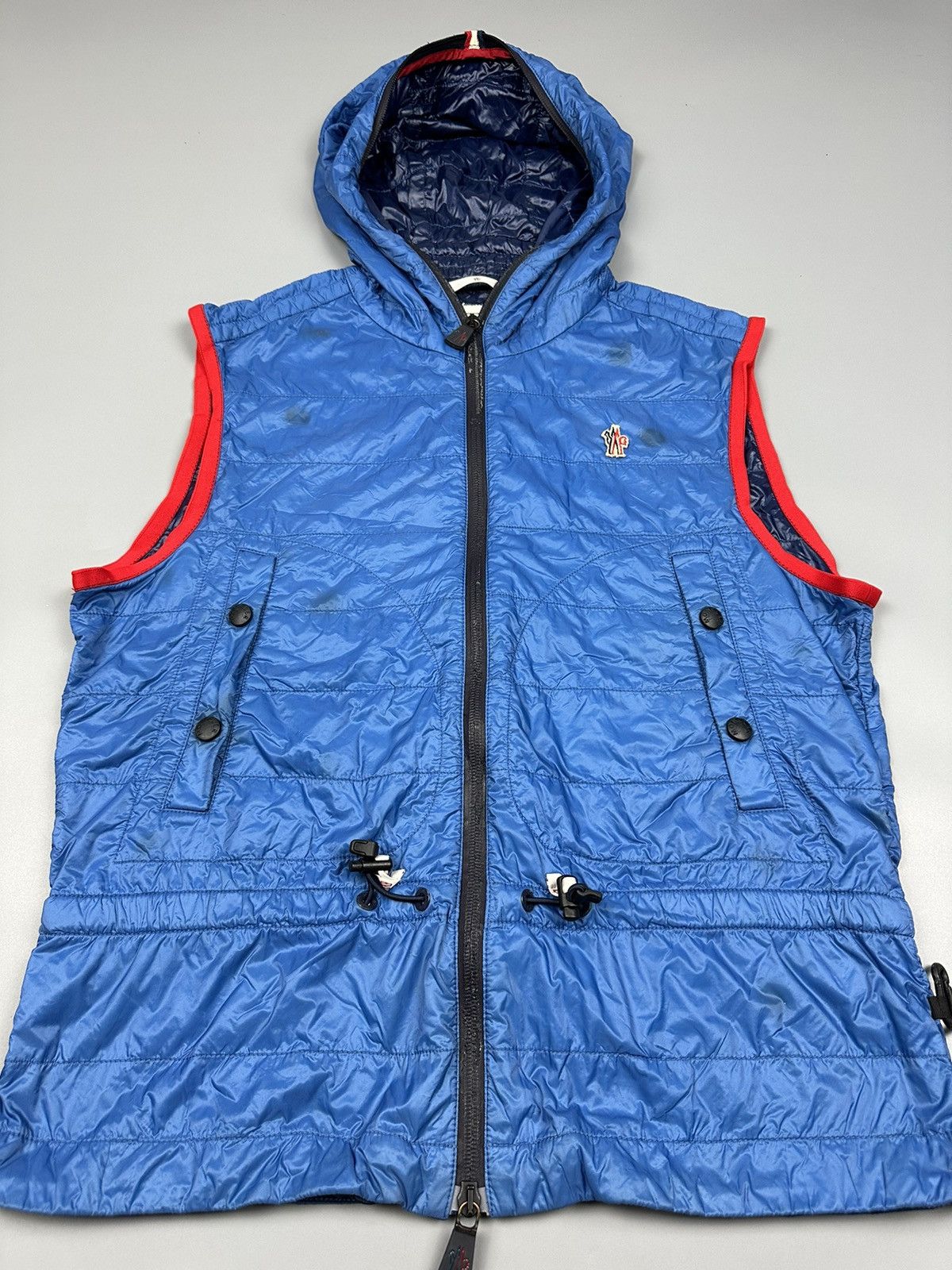 Moncler Vintage Moncler Vest Full Zipper Hoodies Size US L / EU 52-54 / 3 - 4 Thumbnail