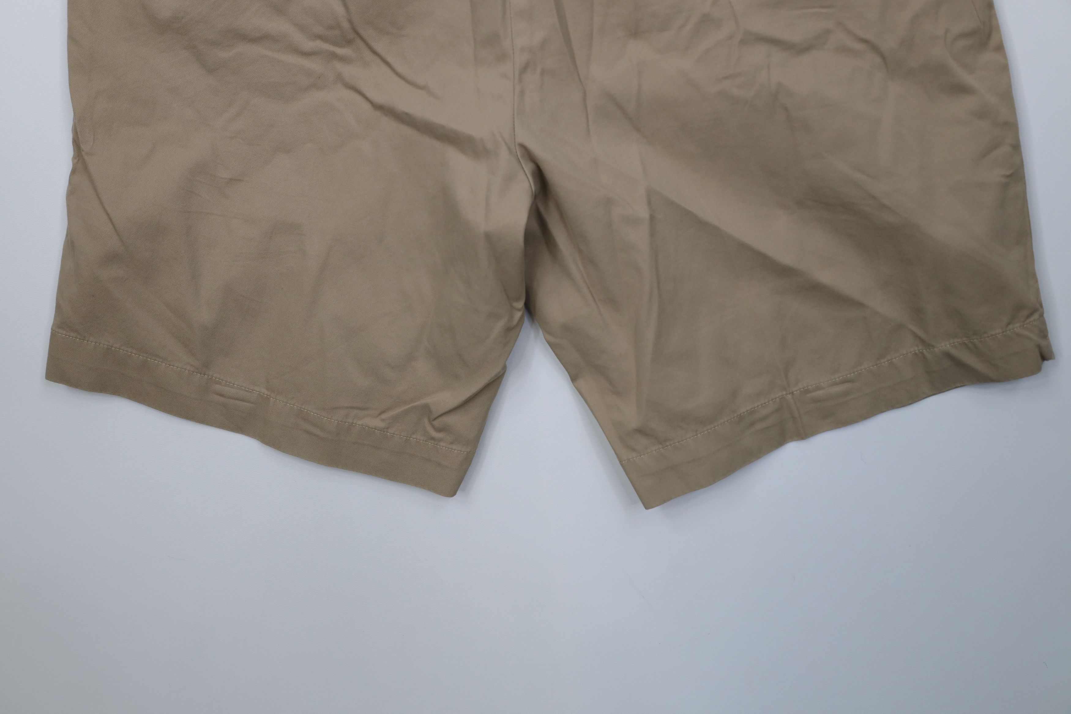 Ralph Lauren Vintage 90s Ralph Lauren Golf Golfing Shorts Beige Cotton Size US 36 / EU 52 - 12 Thumbnail