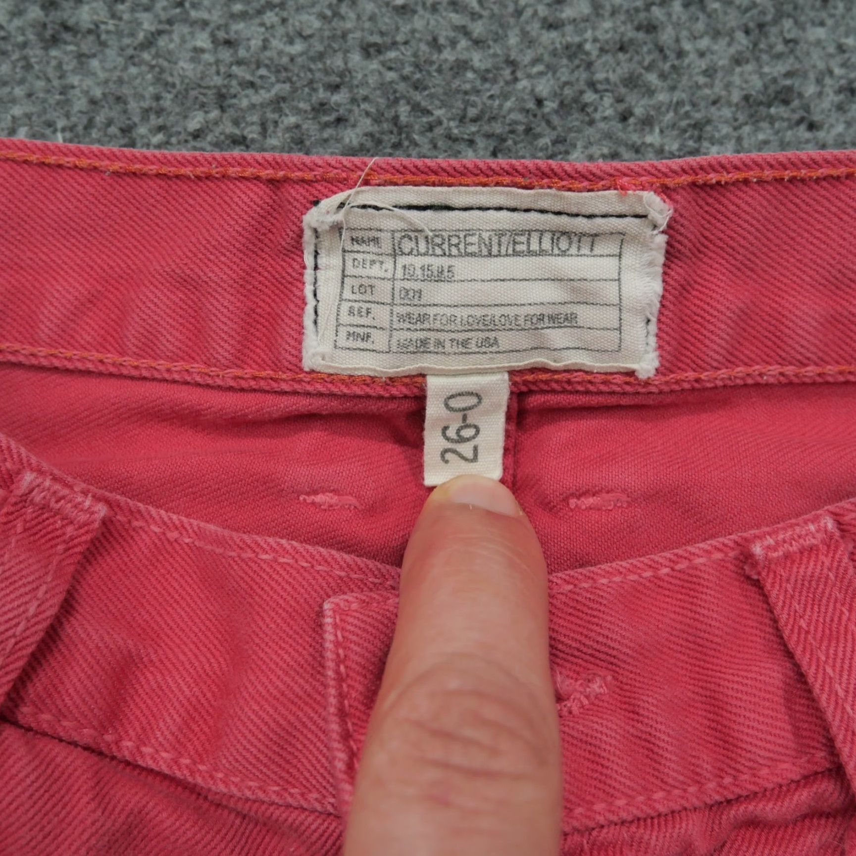 Vintage One X One Teaspoon Denim Cut-Off Shorts Womens 0 Pink Blue Classic Wide 90s Grunge Pockets Mens? Size 30" / US 8 / IT 44 - 2 Thumbnail