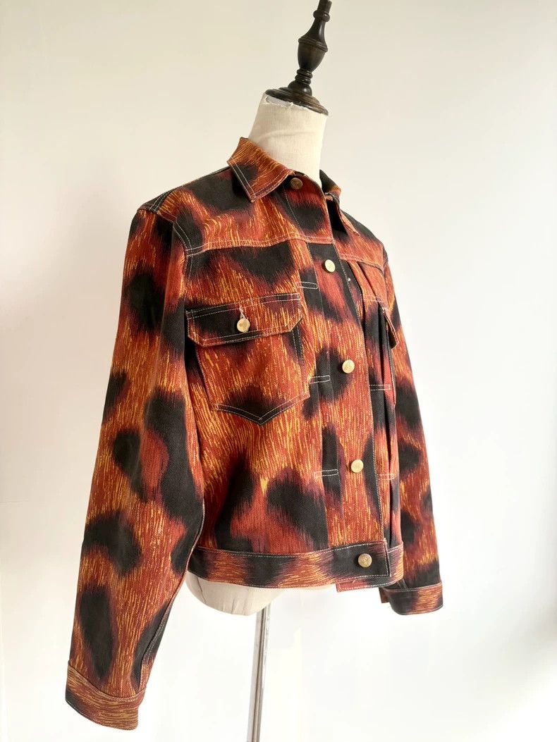 Vivienne Westwood Vivienne Westwood Used orange leopard print old gold tag g Size M / US 6-8 / IT 42-44 - 1 Thumbnail